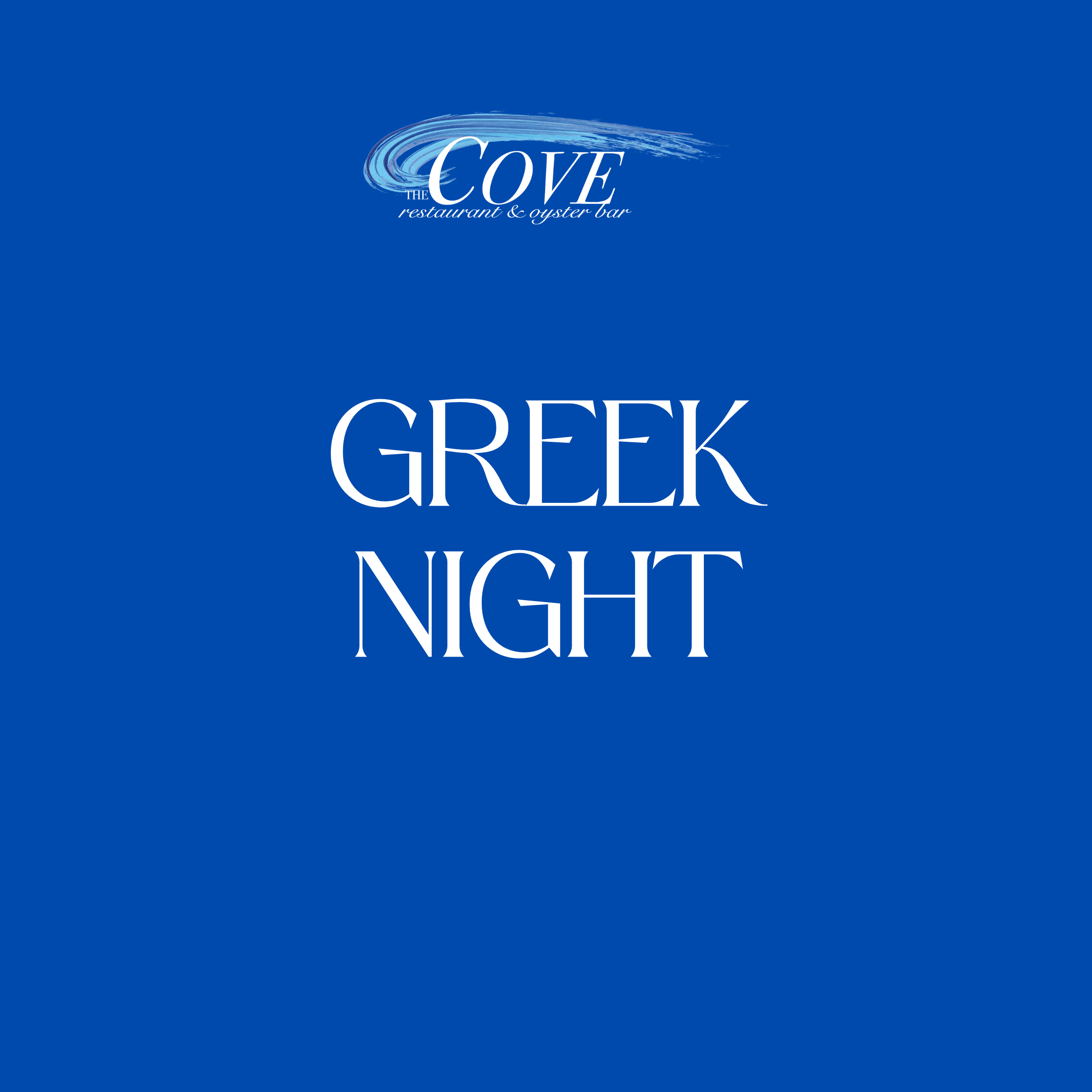 Greek Night with Pantelis Gatanas &amp; Band