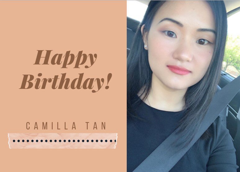 We want to wish our sister Camilla Tan a very happy birthday 🥳! We wish you the best today and always ✨, we hope you are having a day full of happiness 🤩
#Señoritabirthday  #happybirthdaysis #sister  #utdsisters #utd  #greeklife #sisterhood  #utdc