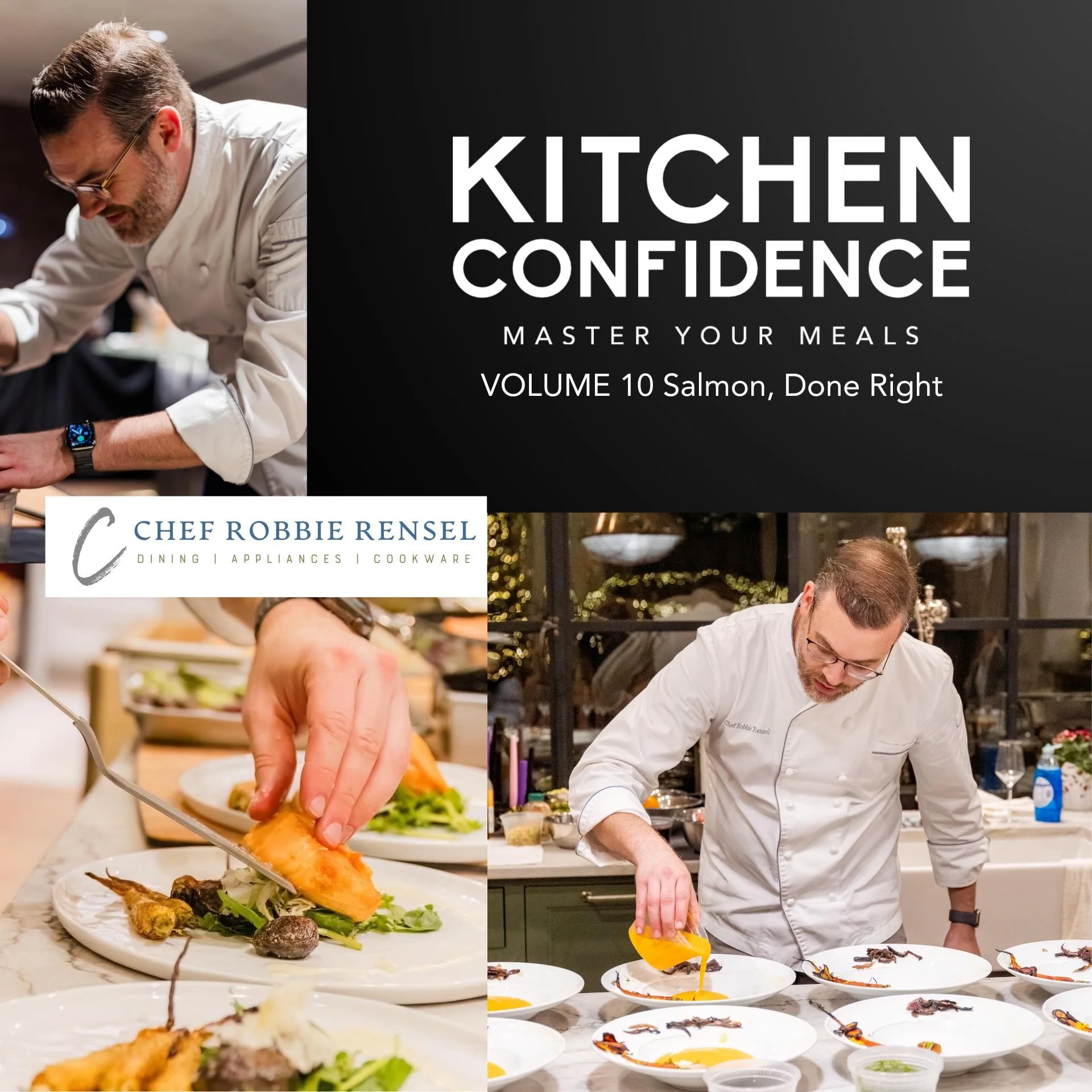 Kitchen Confidence #10 Salmon, Done Right: Perfect Doneness, Skin-Off Searing, Knife Cuts, Sauces, Leftovers, Fat Facts, and Plating Tips