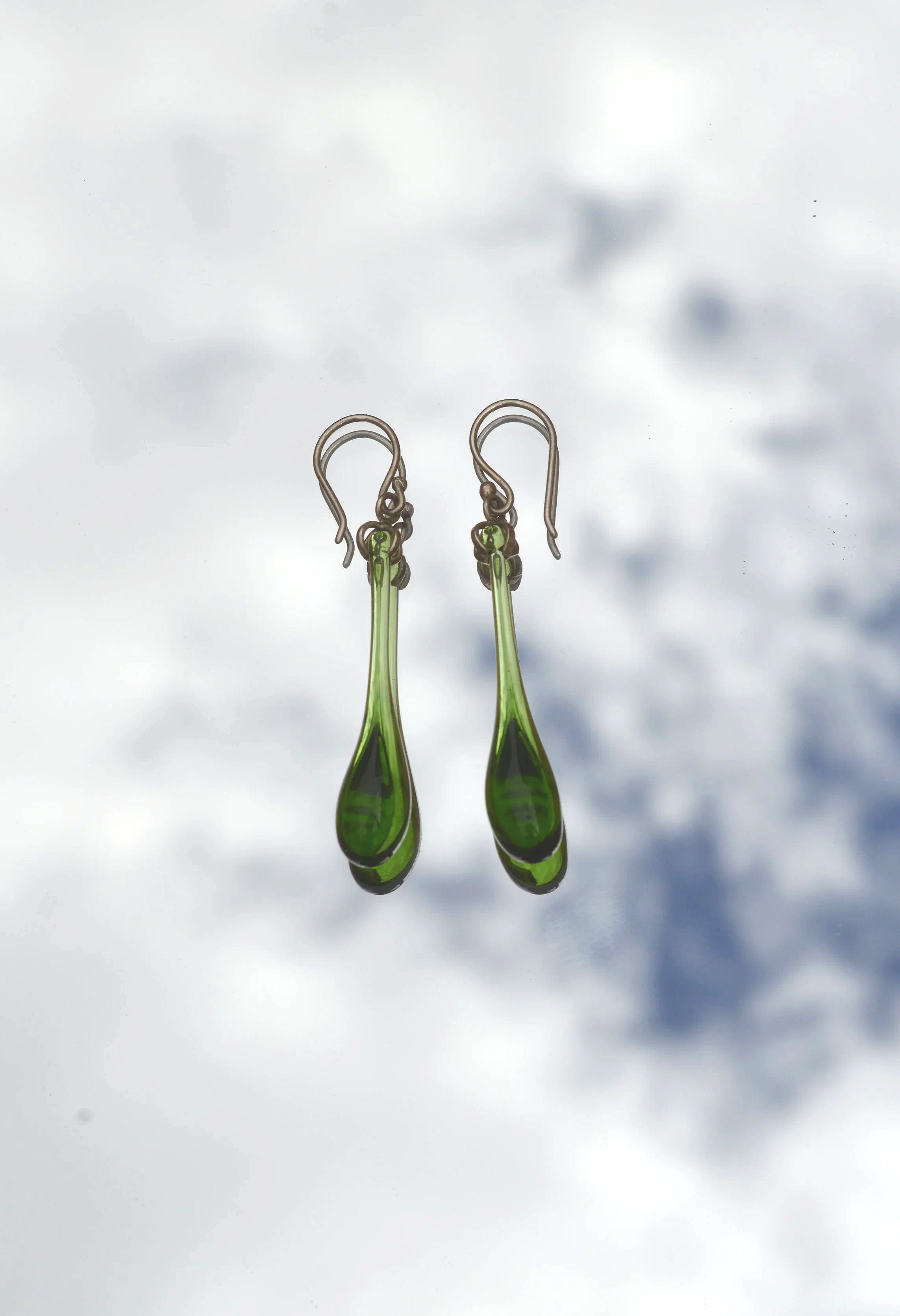 Earrings Boro silver / green __________________390€