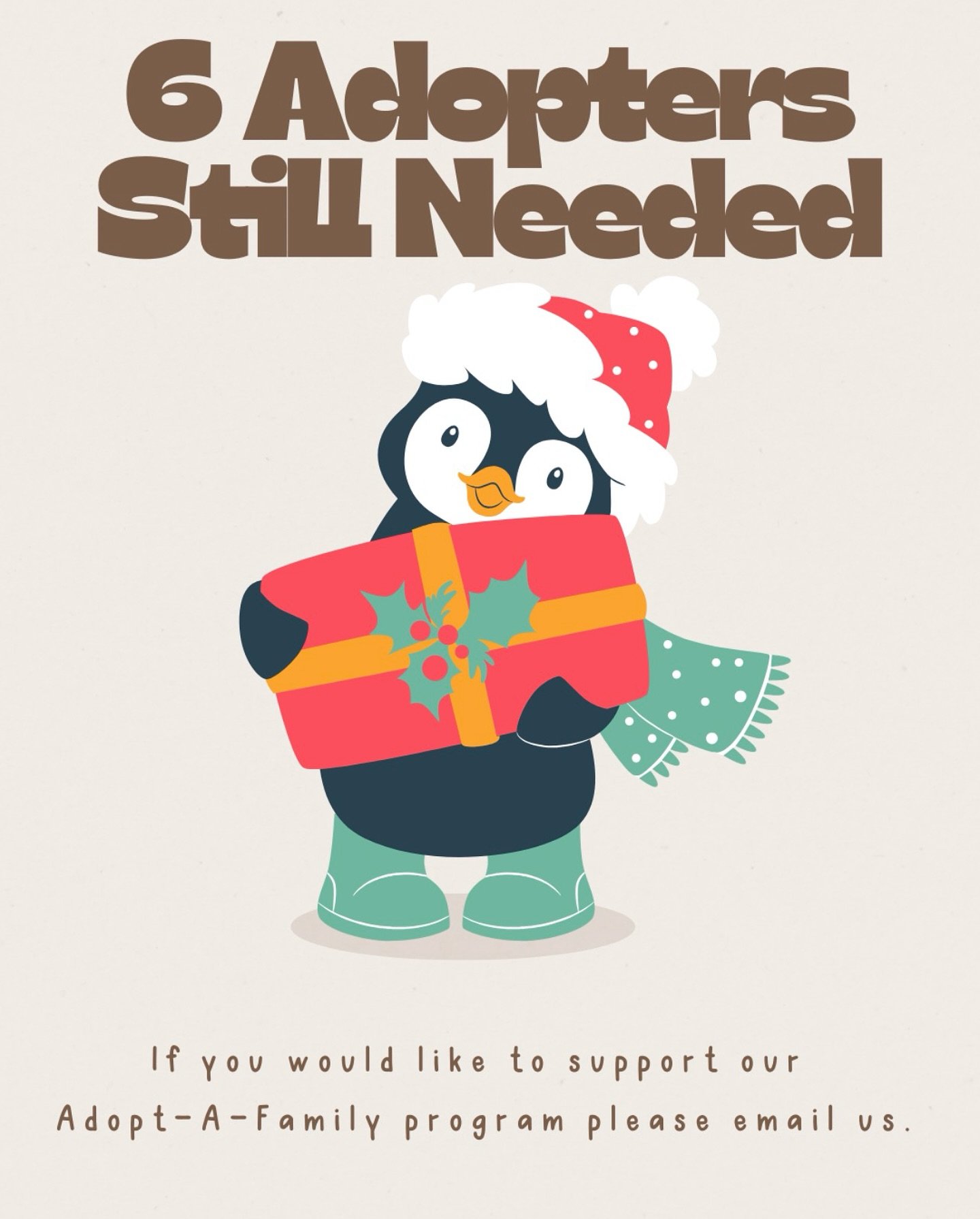 We&rsquo;re almost there &mdash; only 6 families left who still need adopters ! If you&rsquo;re interested in making a meaningful impact this holiday season, please email lholman@oarric.org by Friday, November 21st ✨🎄

#RVA