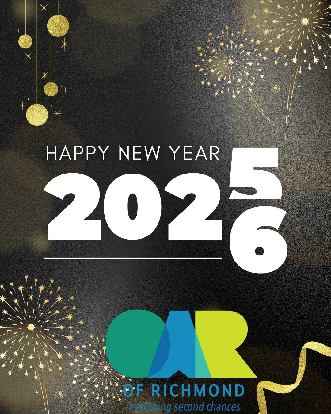 From all of us at OAR, Happy New Year!  #rva  #ReentryMatters