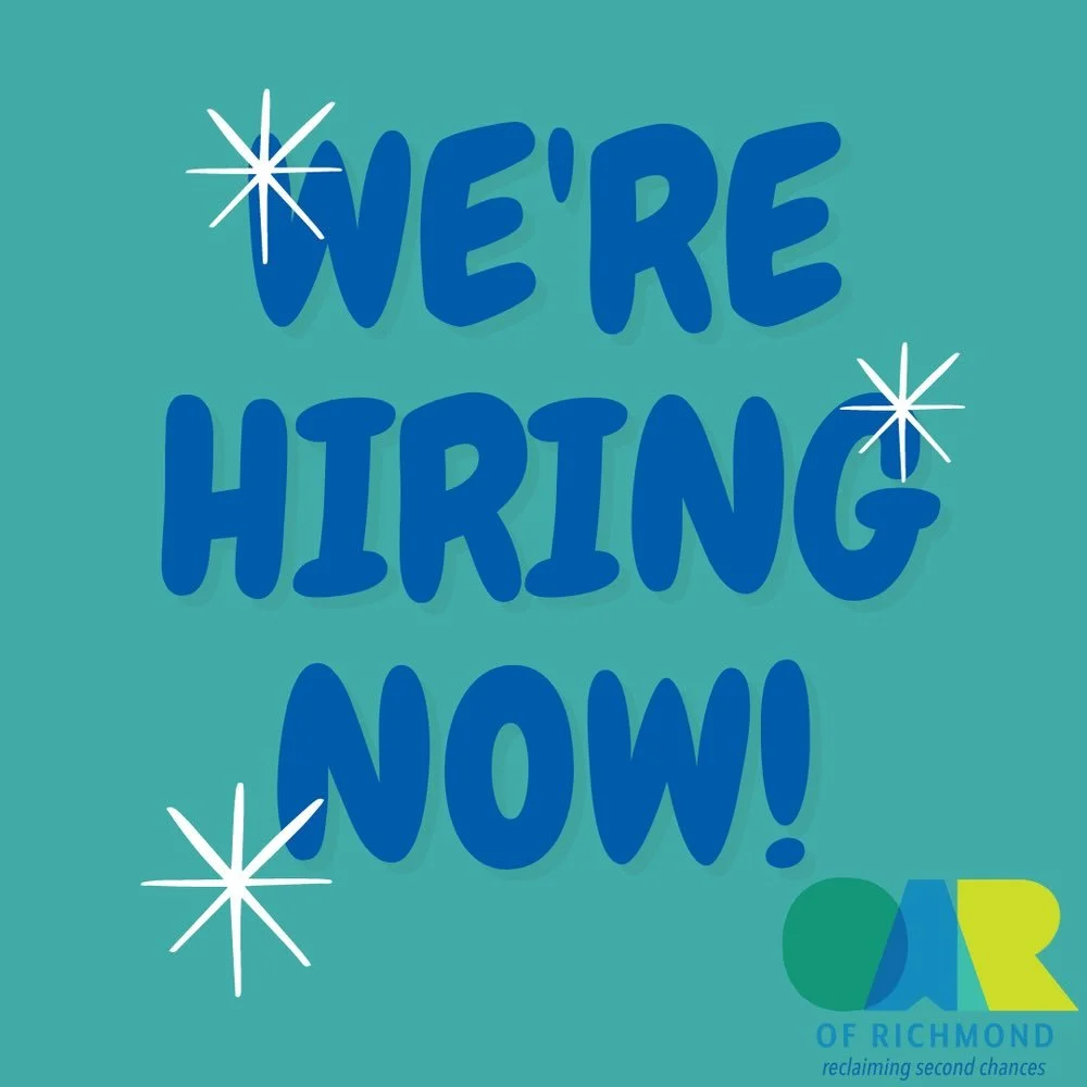 We are hiring a full-time Jail Services Reentry Advocate for Richmond and Henrico. More info on our website. Position posted at cfengage.org. #rva #reentrymatters