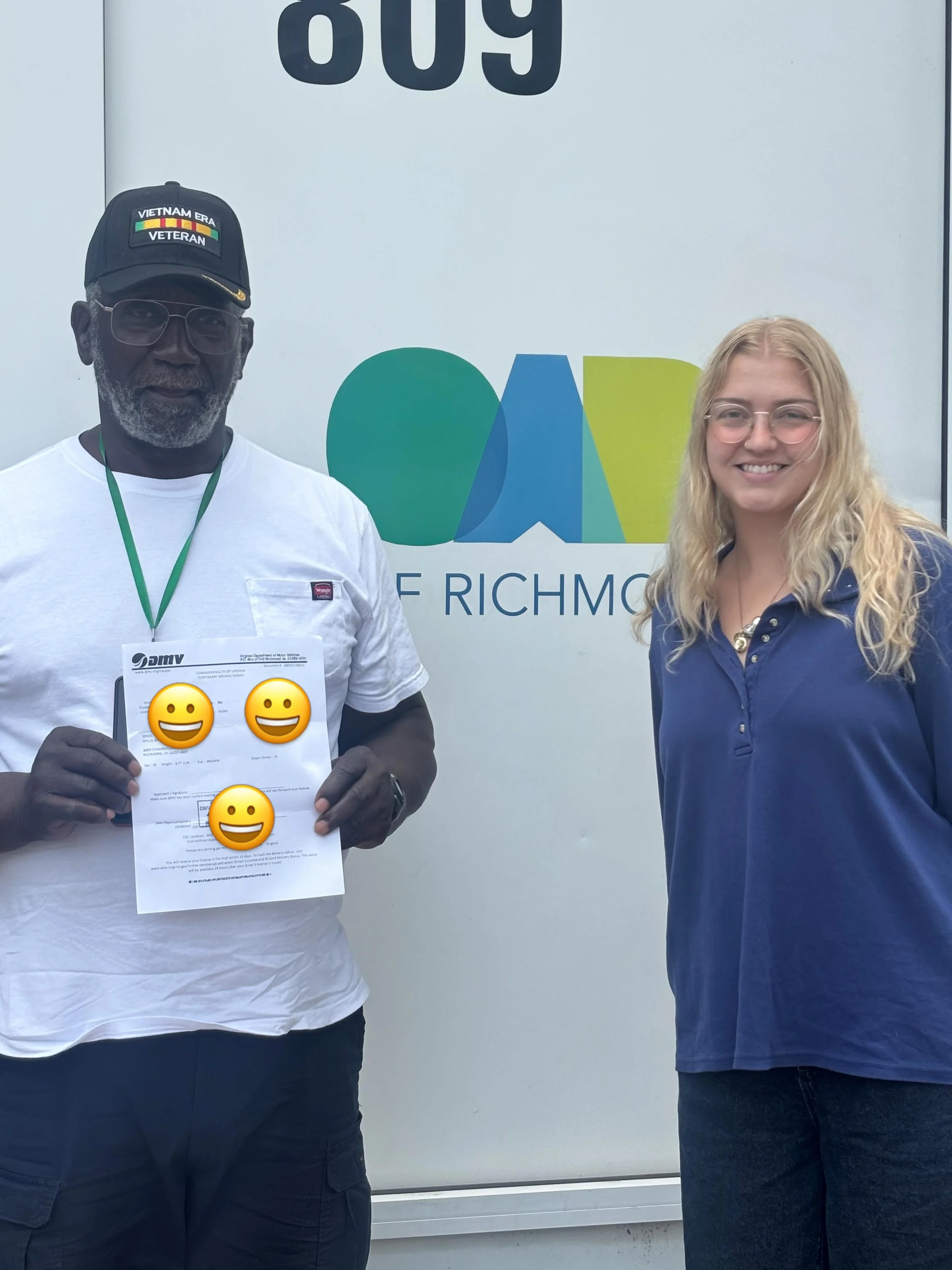 Celebrating Mr. J. today for getting his Drivers License! #rva #reentrymatters
