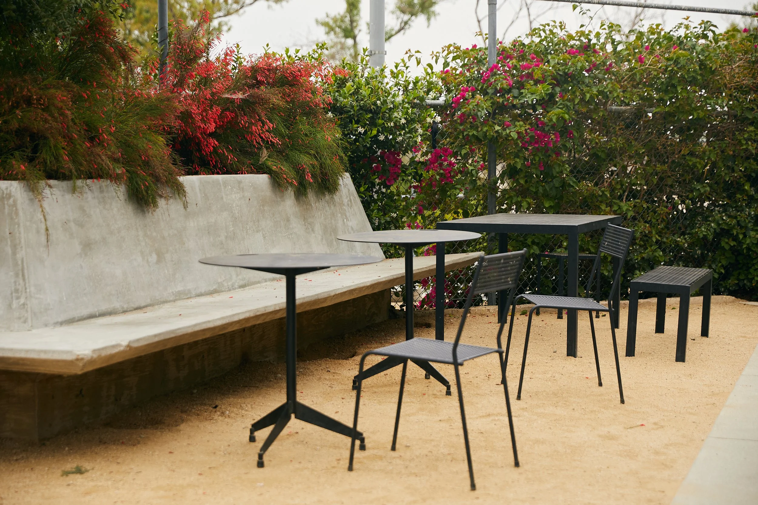 Cafe Tables and Signature Chairs