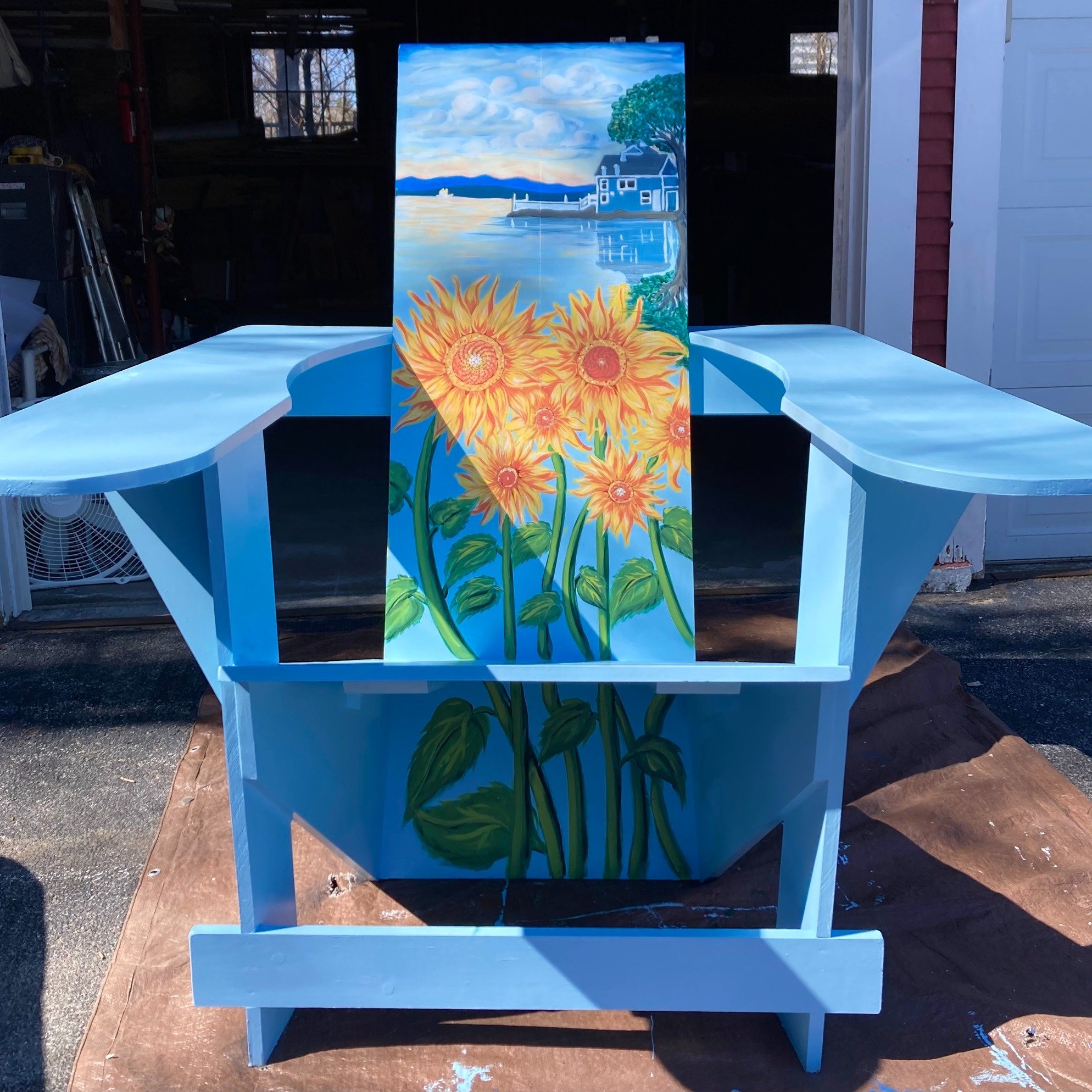 Mischief Managed! Giant Westport Chair done and almost ready to take its place at Hamilton Hall in Westport. Come have your photo taken while slowing down in town! check out the full project of the Safe Roads Committee on our website:https://www.gowe