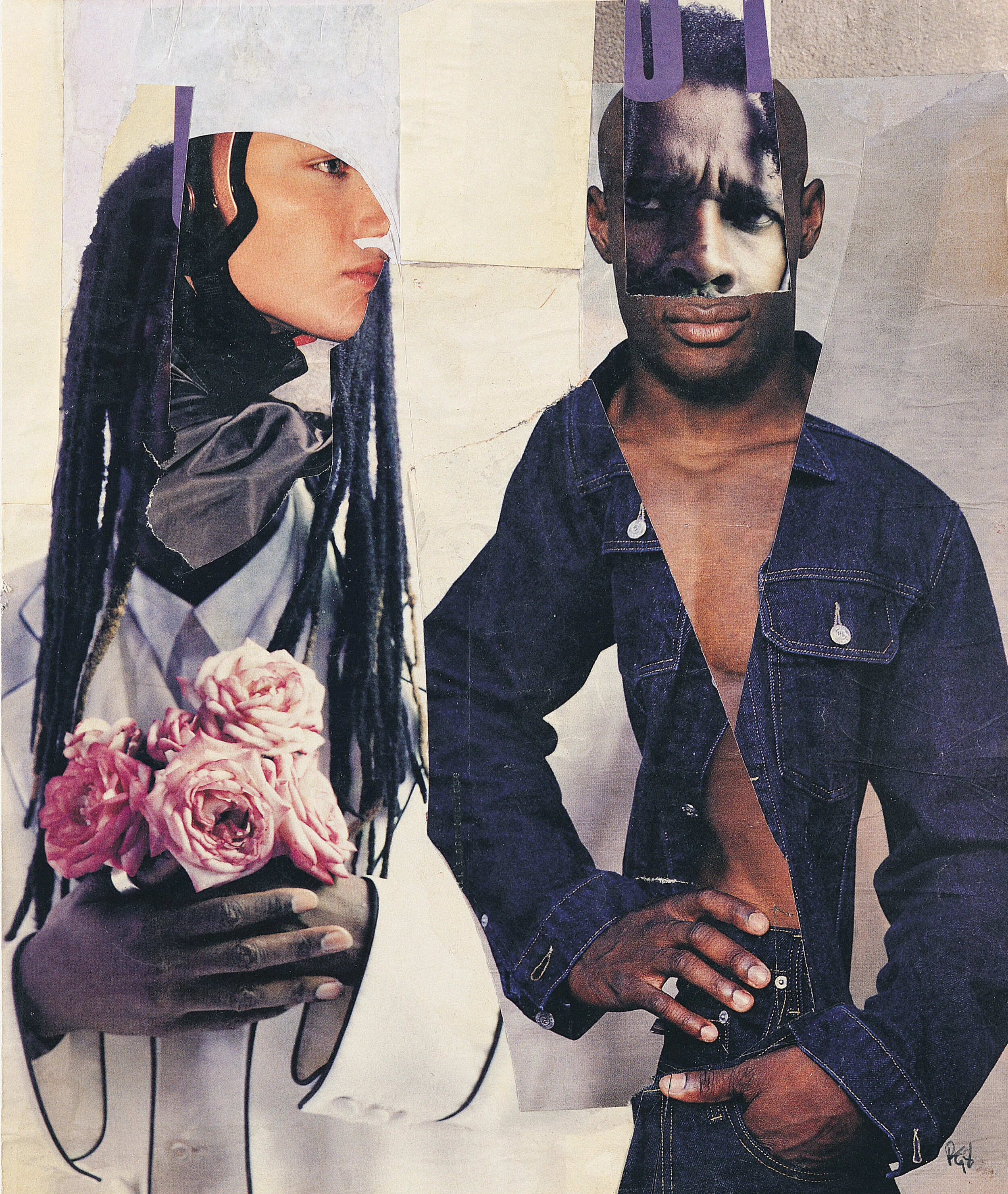 The Ceremony, 1998. Collage on archival mat. 12 3/4 x 11 3/4 inches