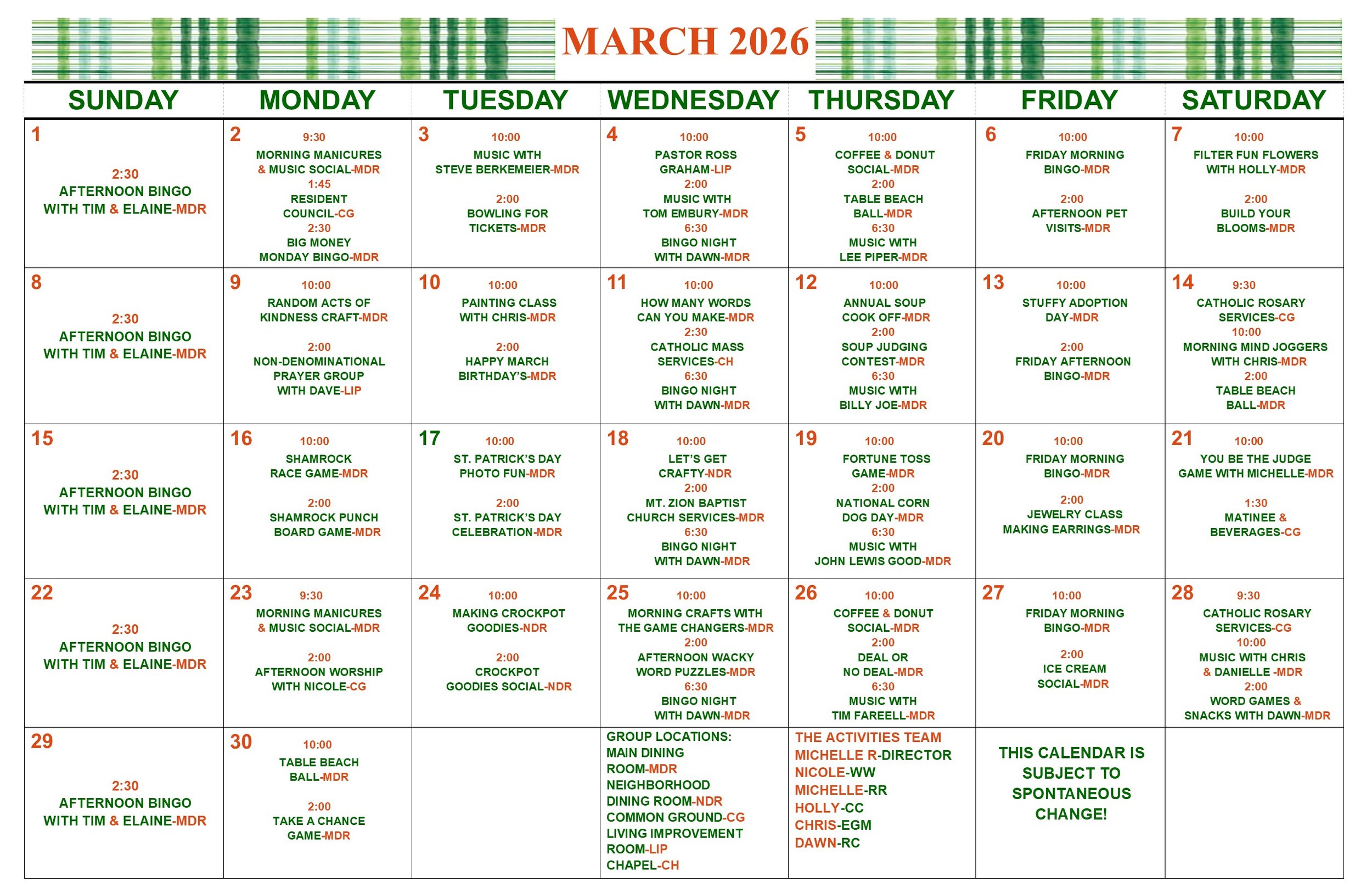March 2026
