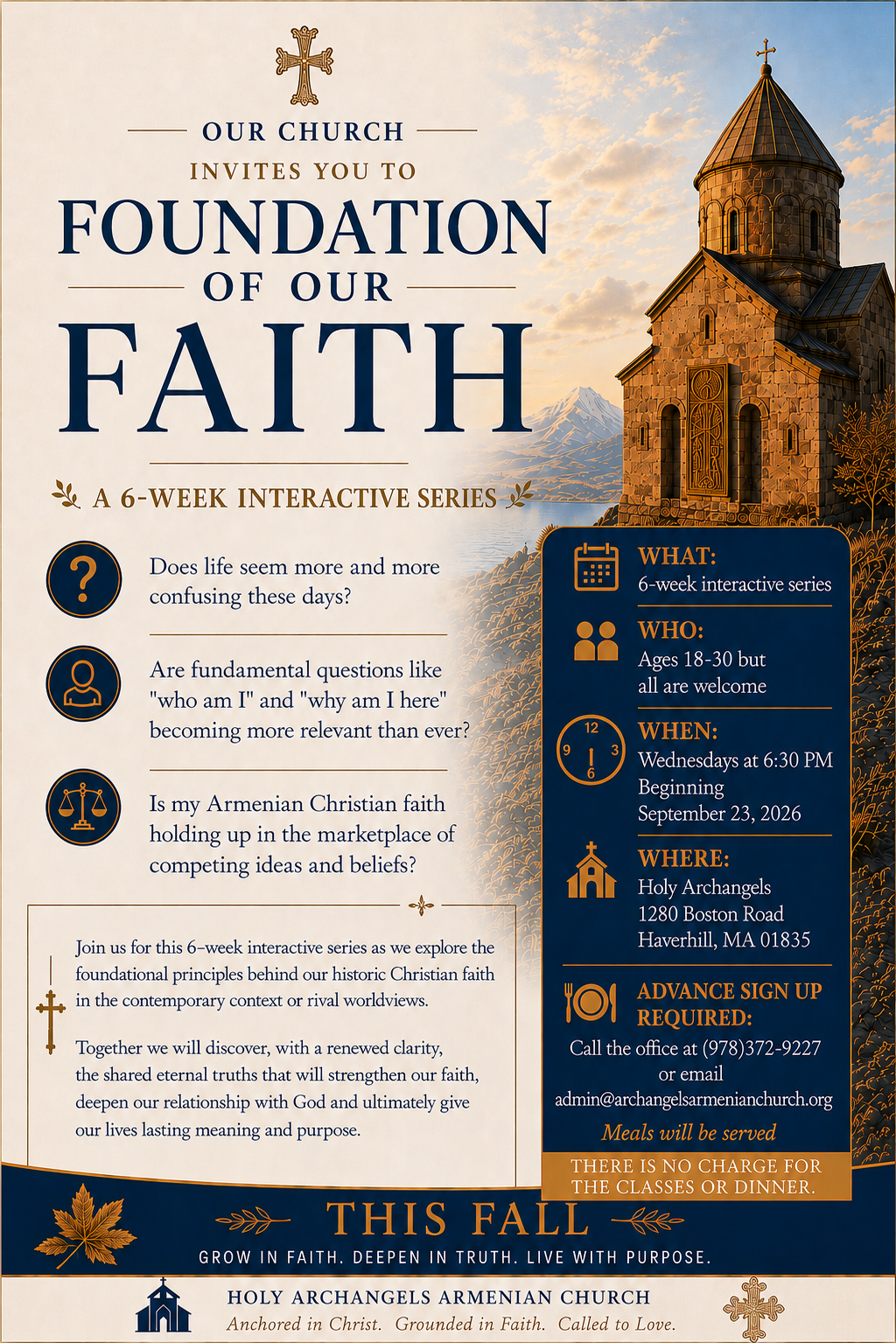 Foundation of our Faith Series