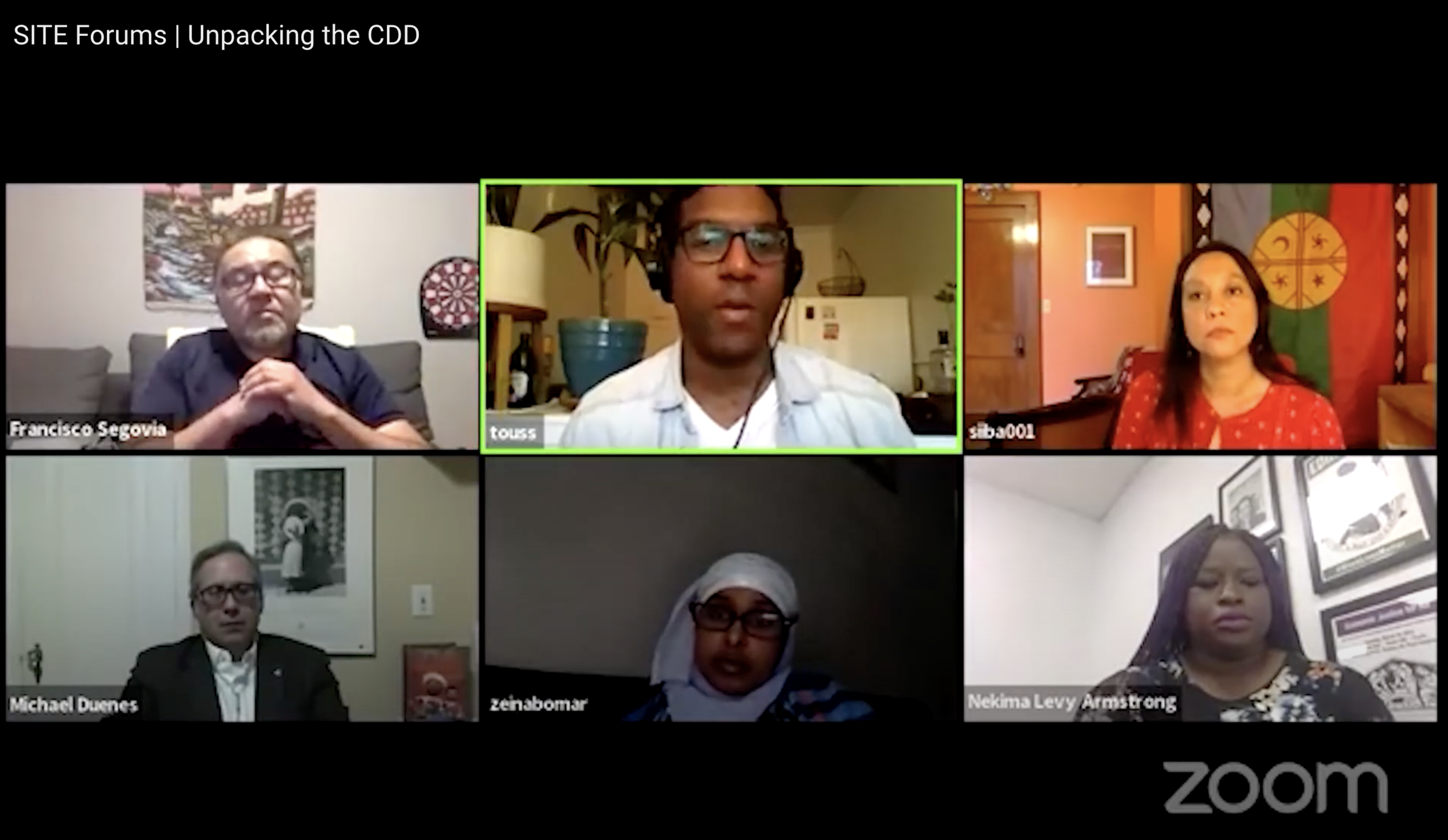 SITE Forums | Unpacking the CDD