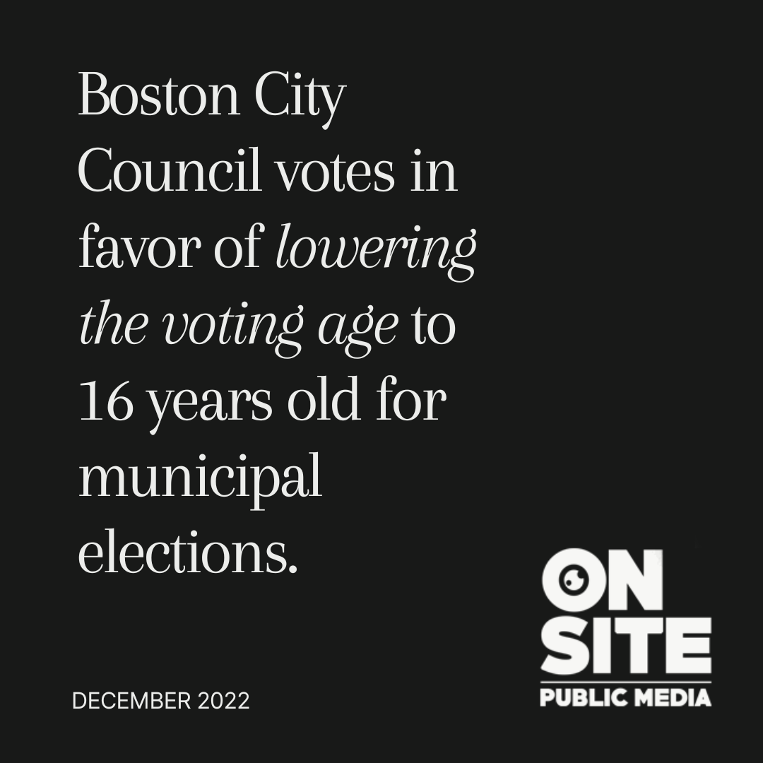 Boston Votes to Lower the Voting Age to 16 Years Old in Municipal Elections