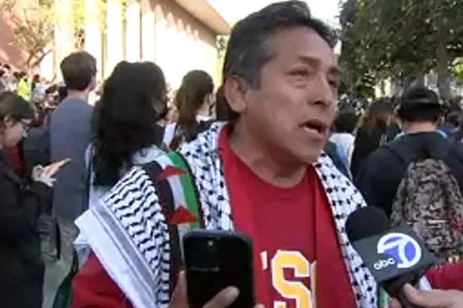 Student’s Father Attends Pro-Palestine Rally