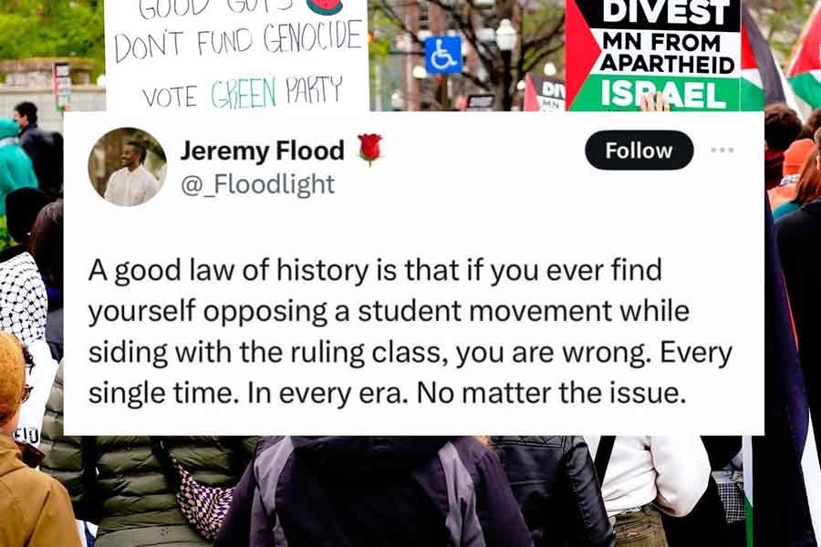 Words from Jeremy Flood Regarding the Student Protests