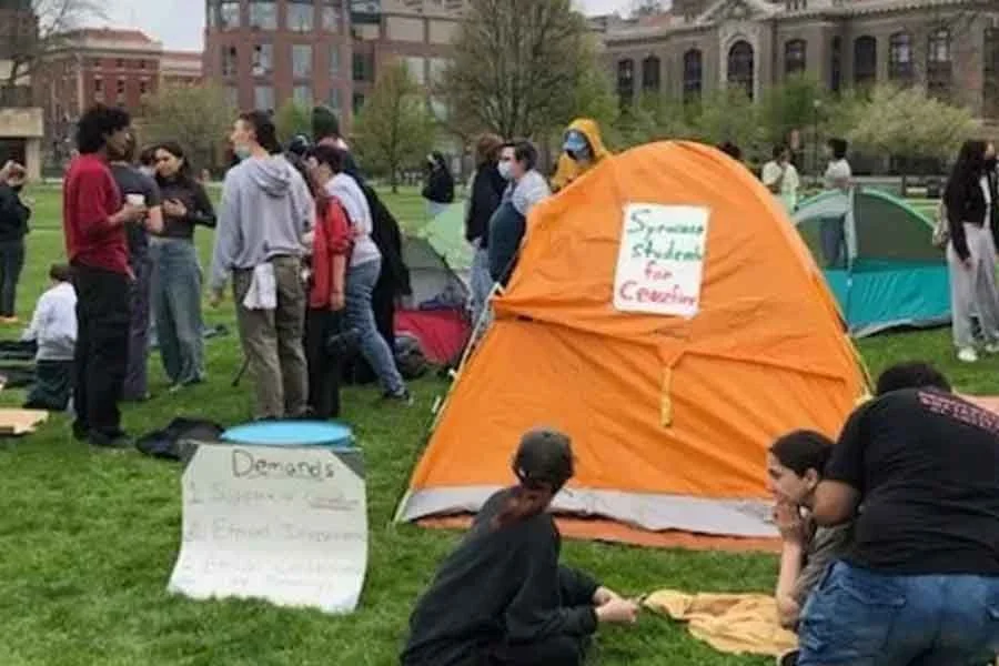 SUNY Students Put on Master Class in Discussing Demands During Pro-Palestine Protest