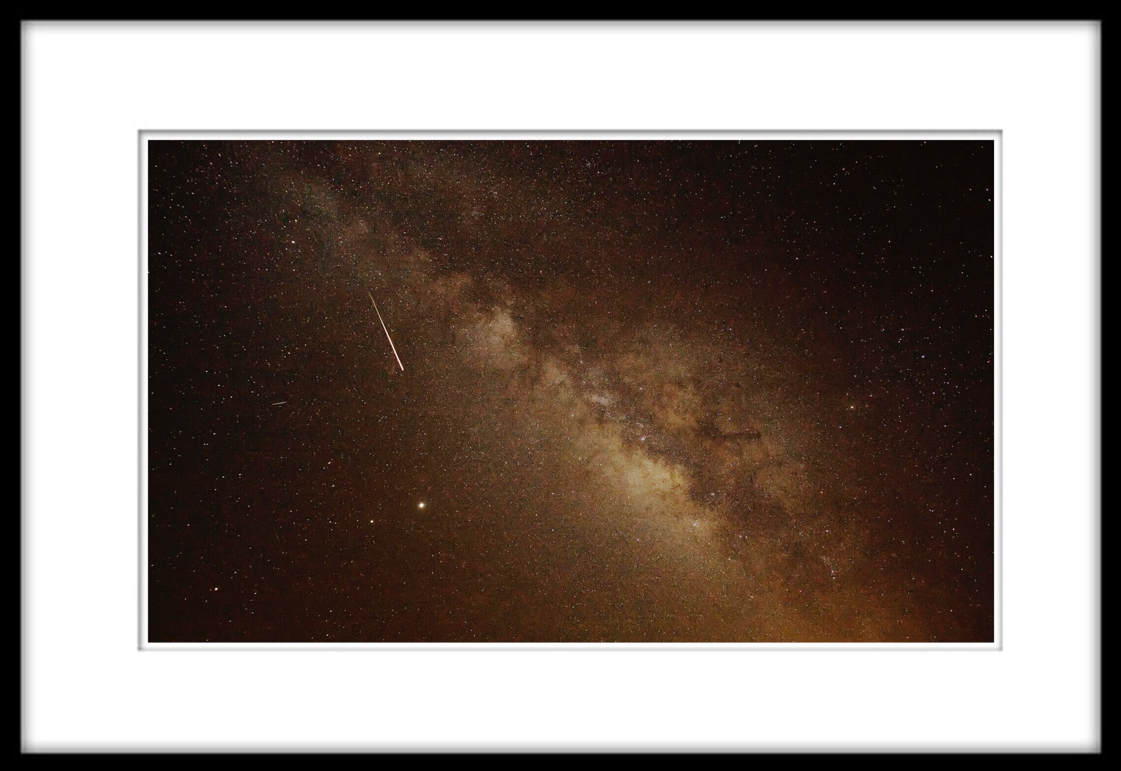 Meteor in Milky Way - order print