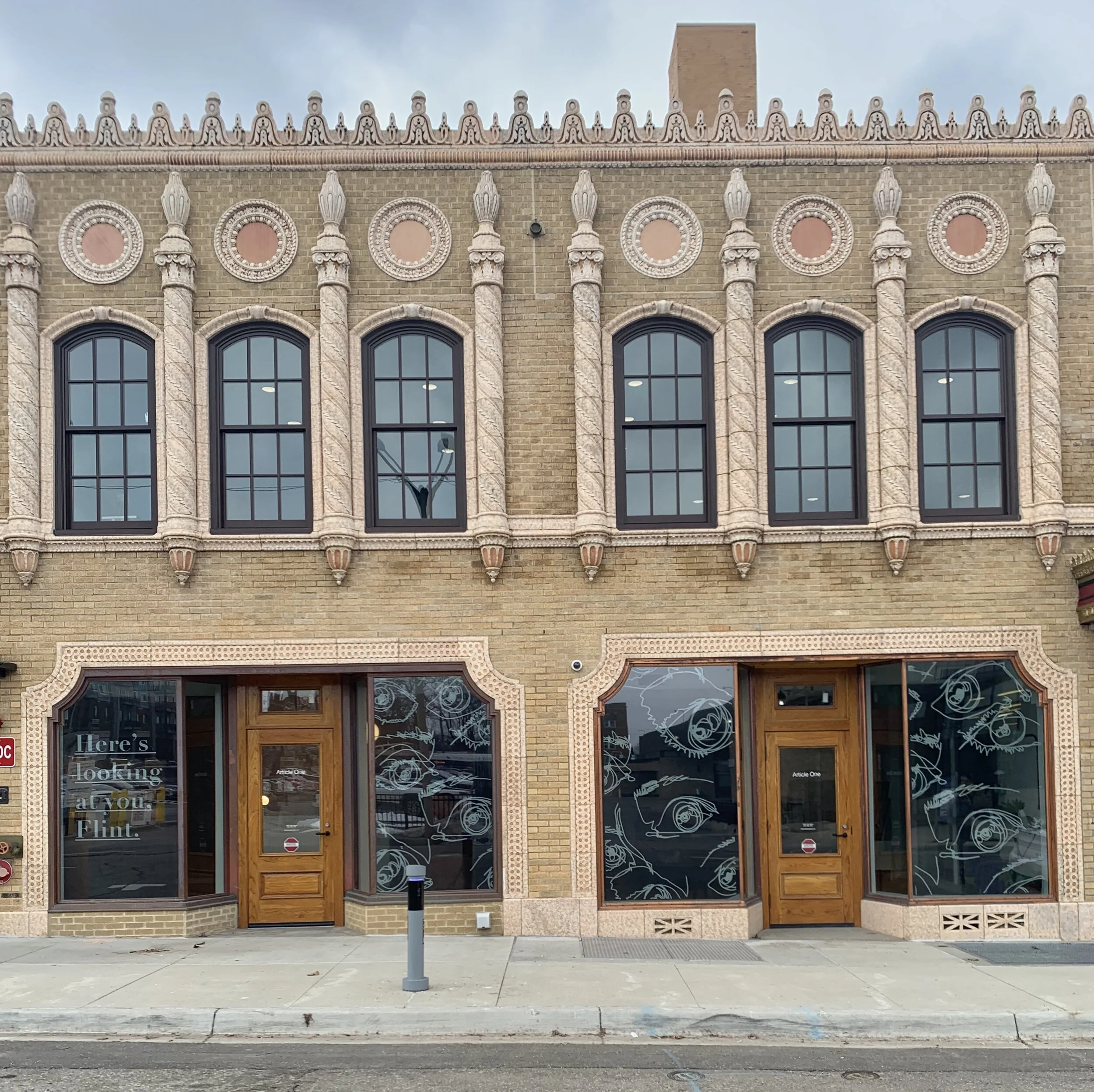 original window mural