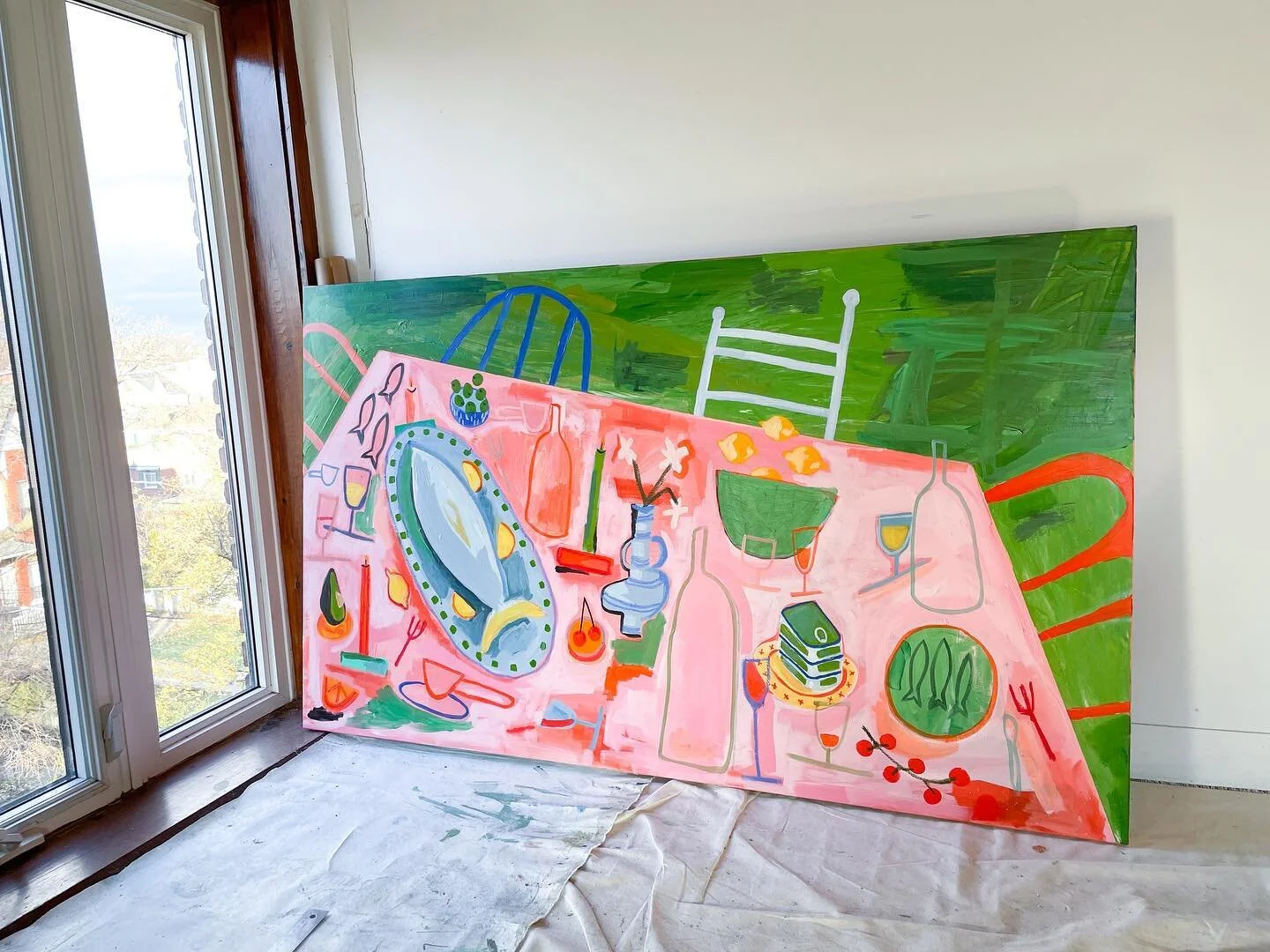 a special commission for laura and her sweet family 🎣💕🍷