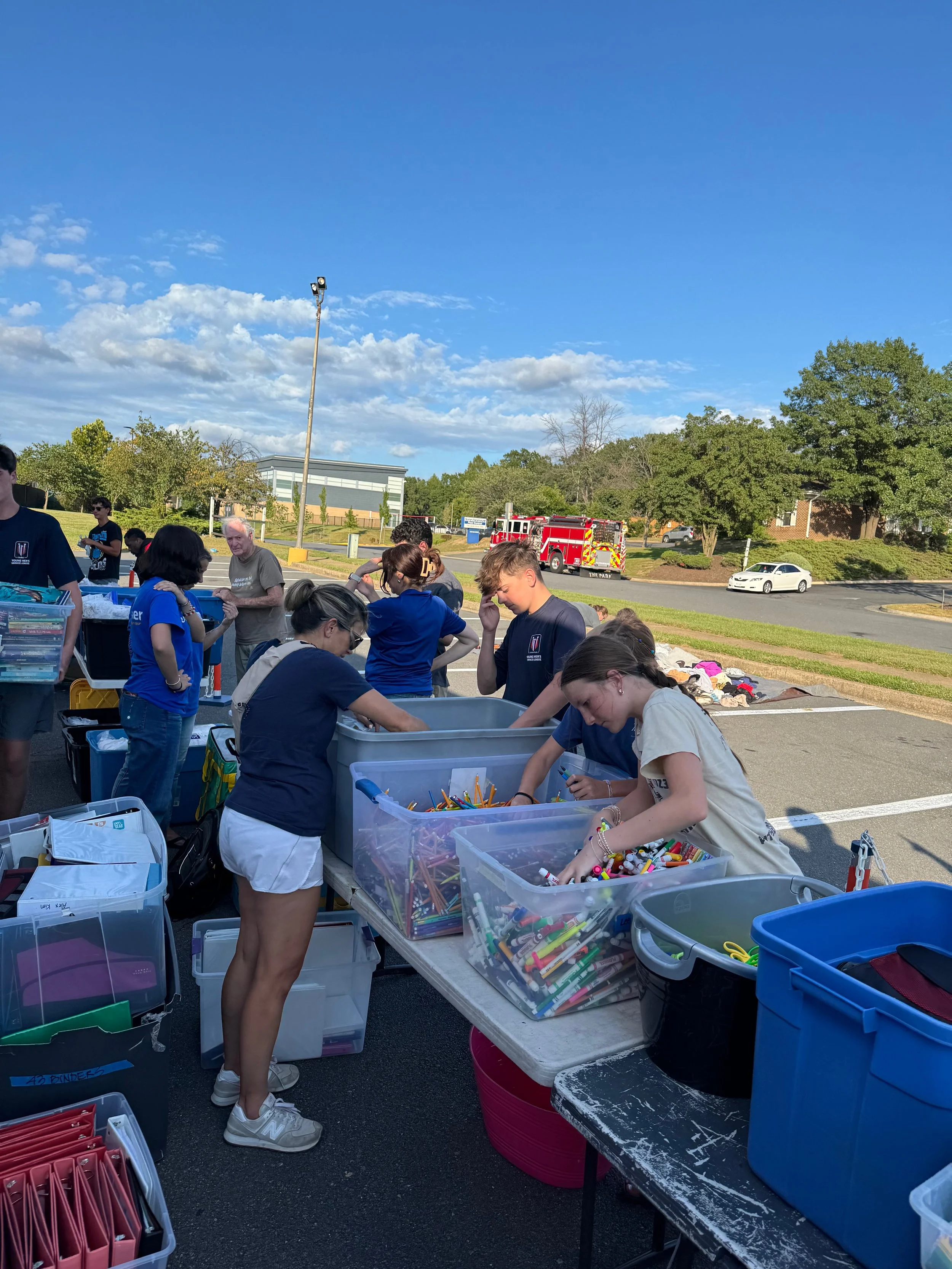 Replenishing the school supplies sooner than we thought!