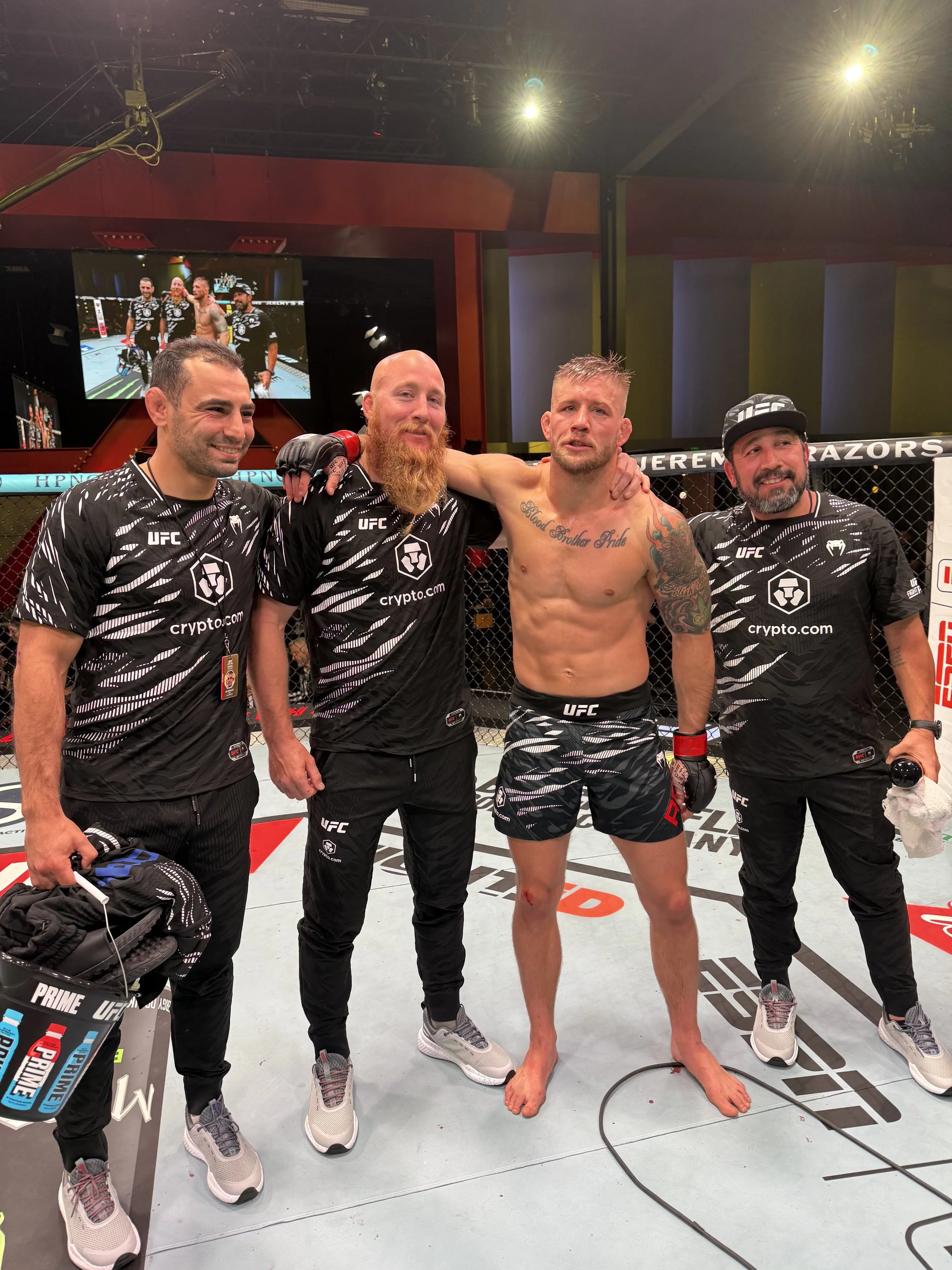 Adil Benjilany with Charles Radtke and Mike Valle (VFS).