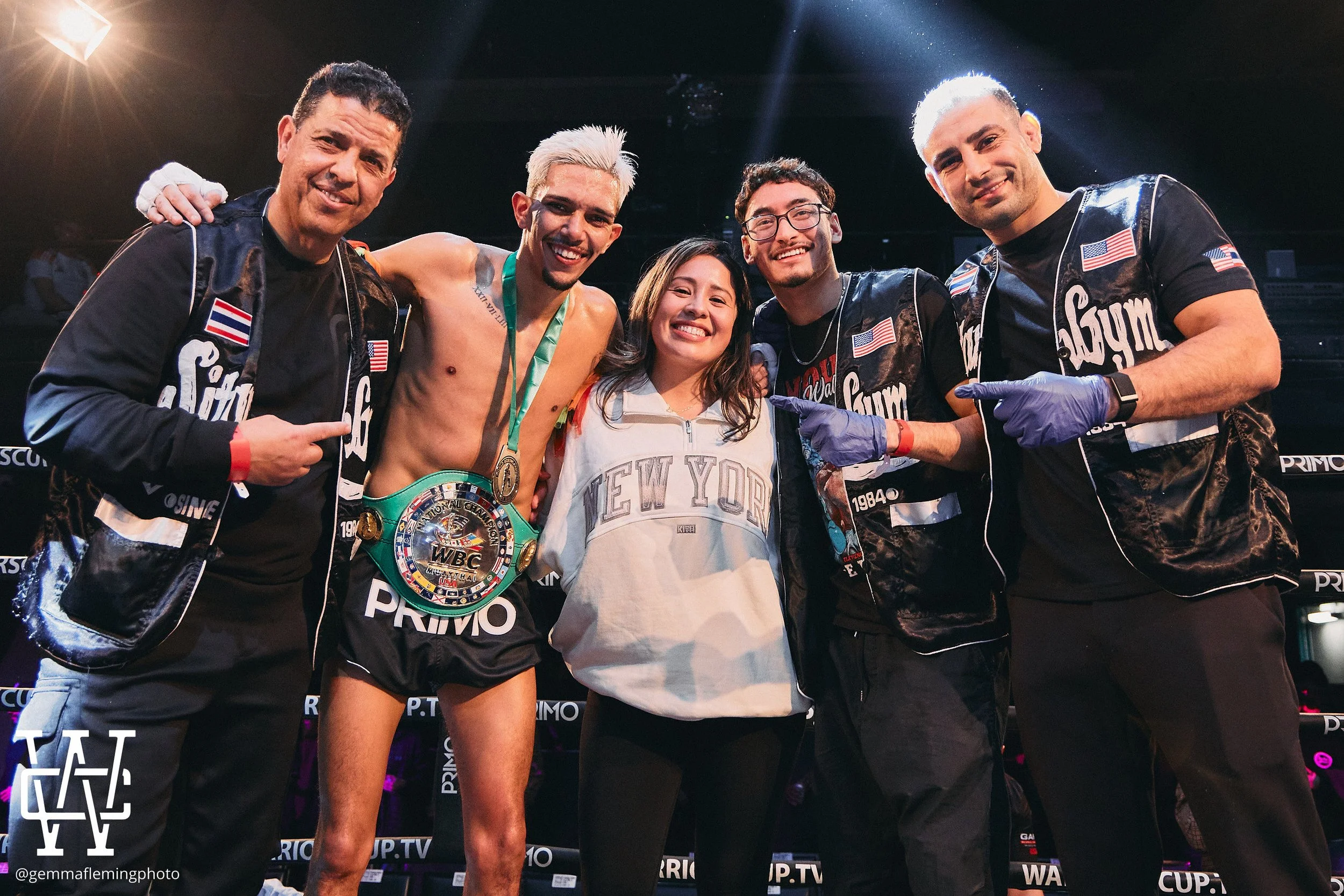Walid Snoussi's group photo after his Warrior's Cup 75 win.