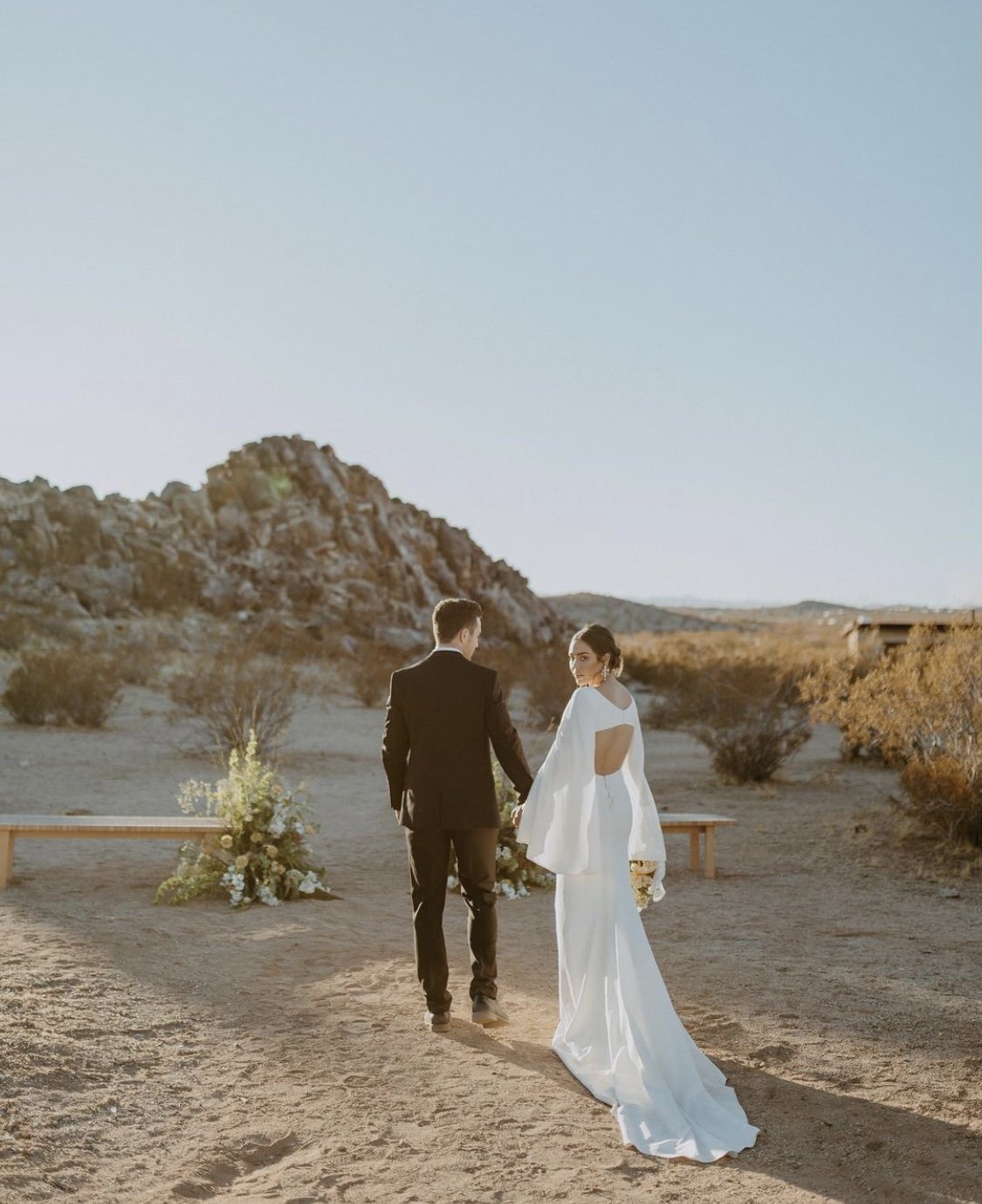 Joshua_tree_wedding_location_desert_setting_bride_groom_walking.jpg