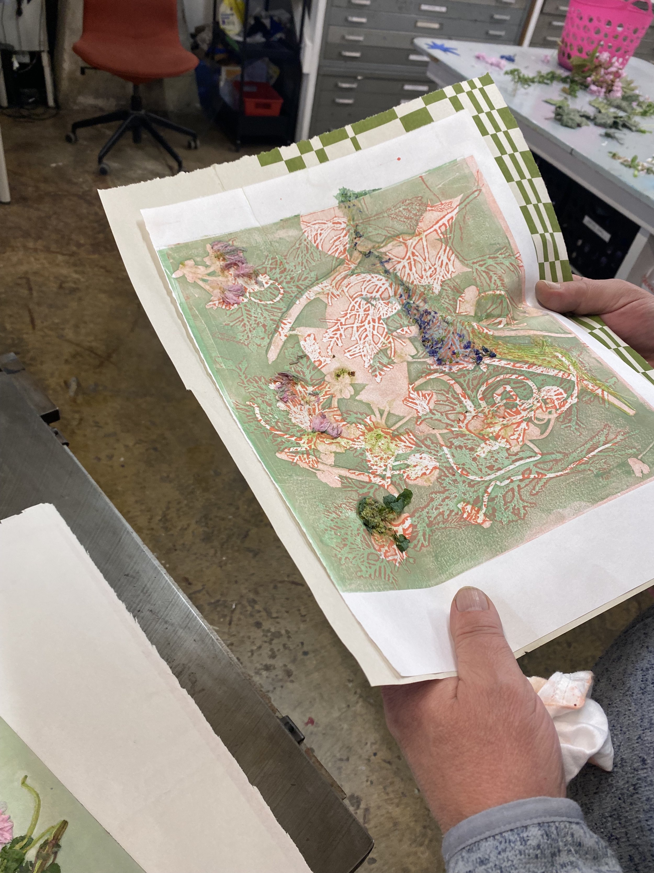 Second State Press Monoprinting Workshop