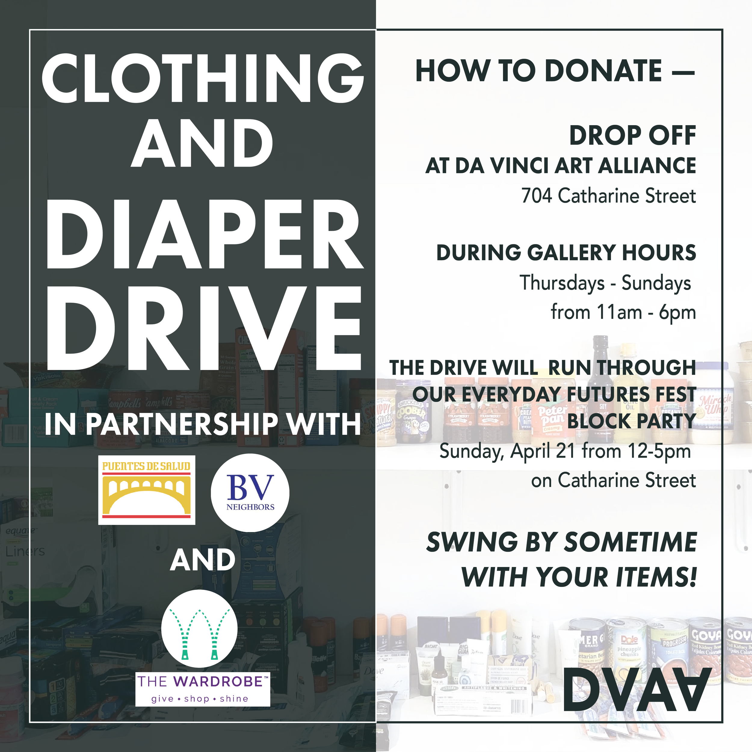 Clothing and Diaper Drive