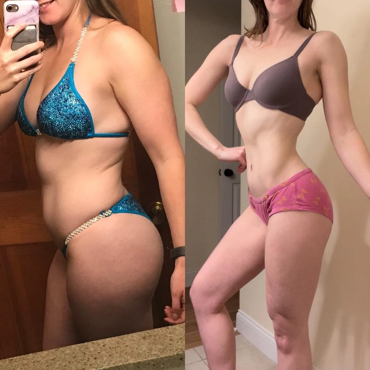 Happy #mondaymotivation with @team_dumbbellsndoughnuts client @hgrayyfit who is now #2weeksout from the @ocbtreasurecoastnaturals 

Team @team_dumbbellsndoughnuts 
Coach @dumbbells_n_doughnuts @live.laugh.lys 
Posing @justkayla_al 
Suit @angelcompeti