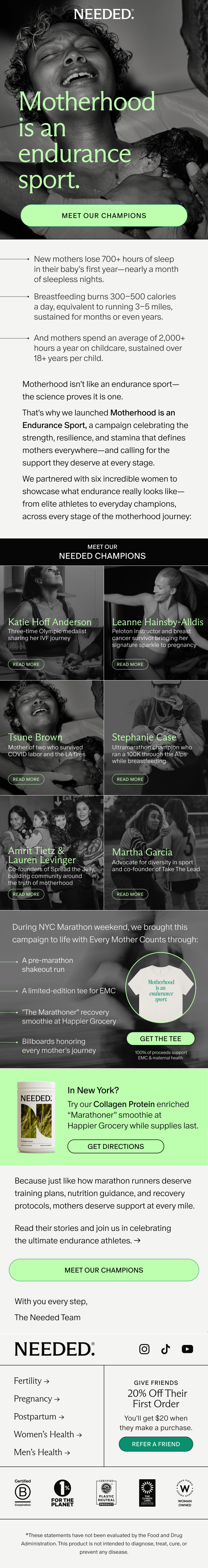 Motherhood Launch Email