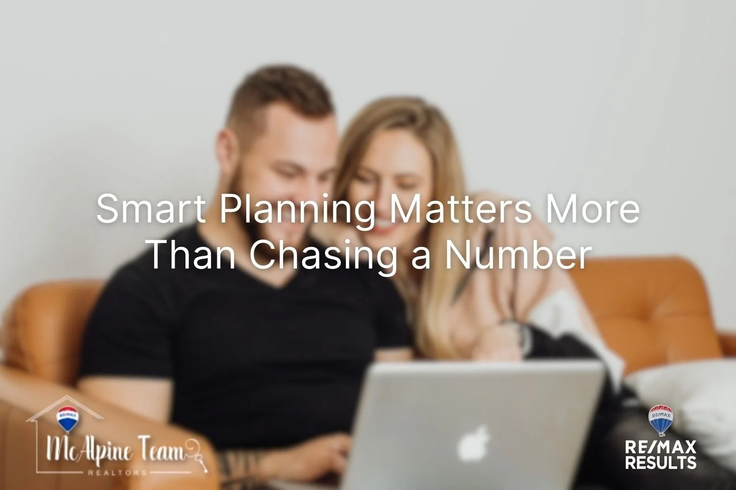 Graphic emphasizing that smart financial planning matters more than chasing a specific salary number when buying a home