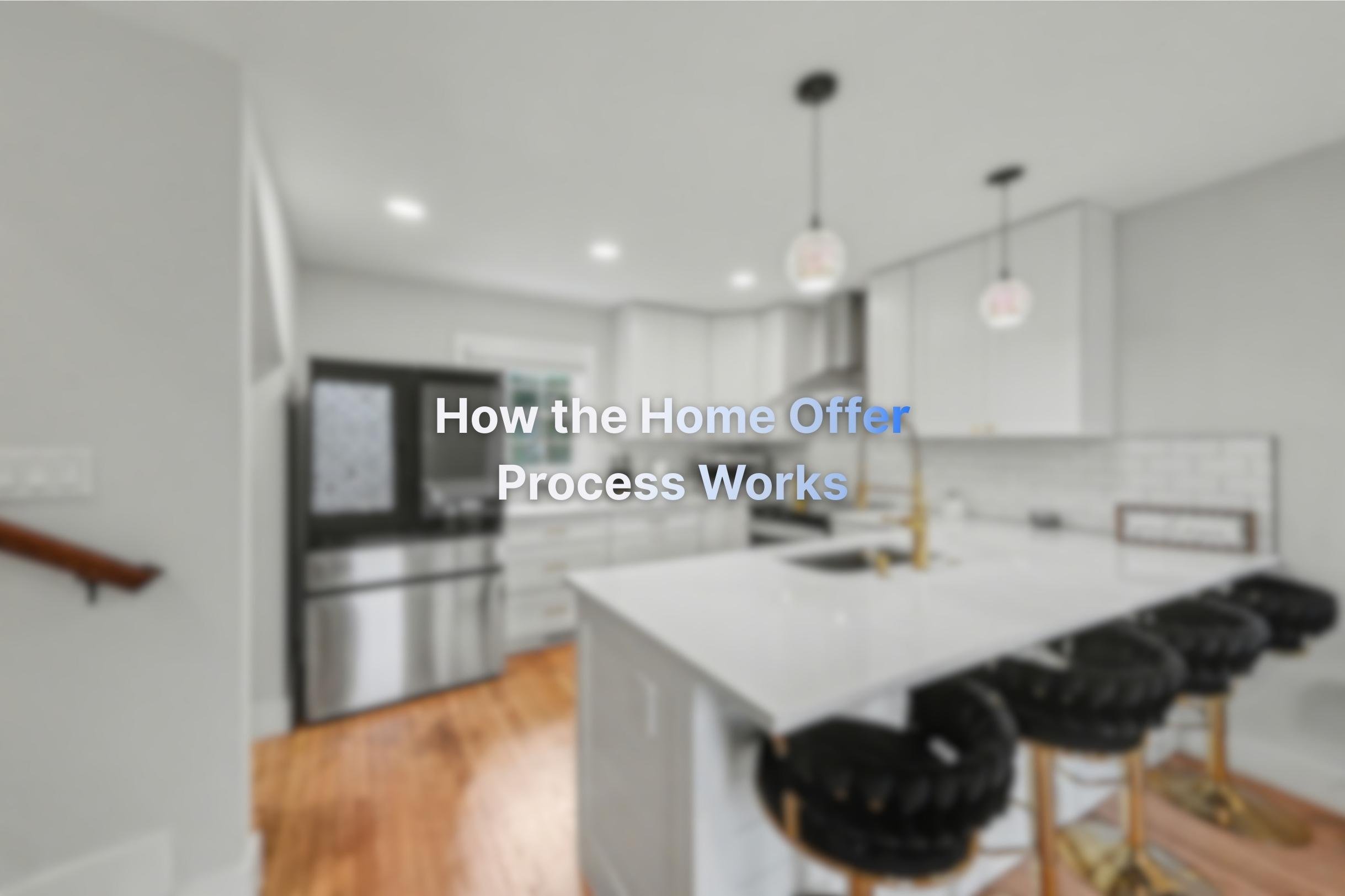 how the home offer process works graphic explaining the steps of submitting a home offer