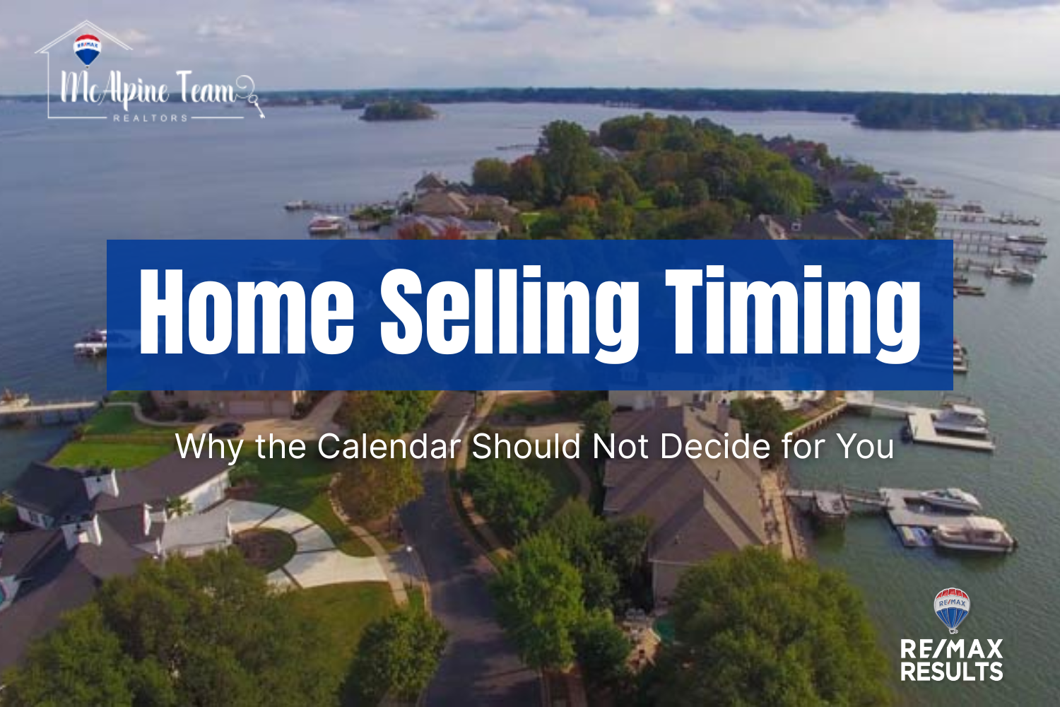 ake Norman waterfront homes representing home selling timing strategy