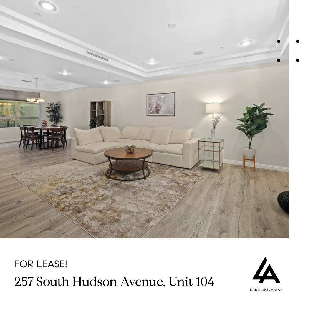 Pasadena condo for lease!⁠
⁠
Email me or visit the link in my bio to learn more.⁠
⁠
✉️ lara.arslanian@compass.com