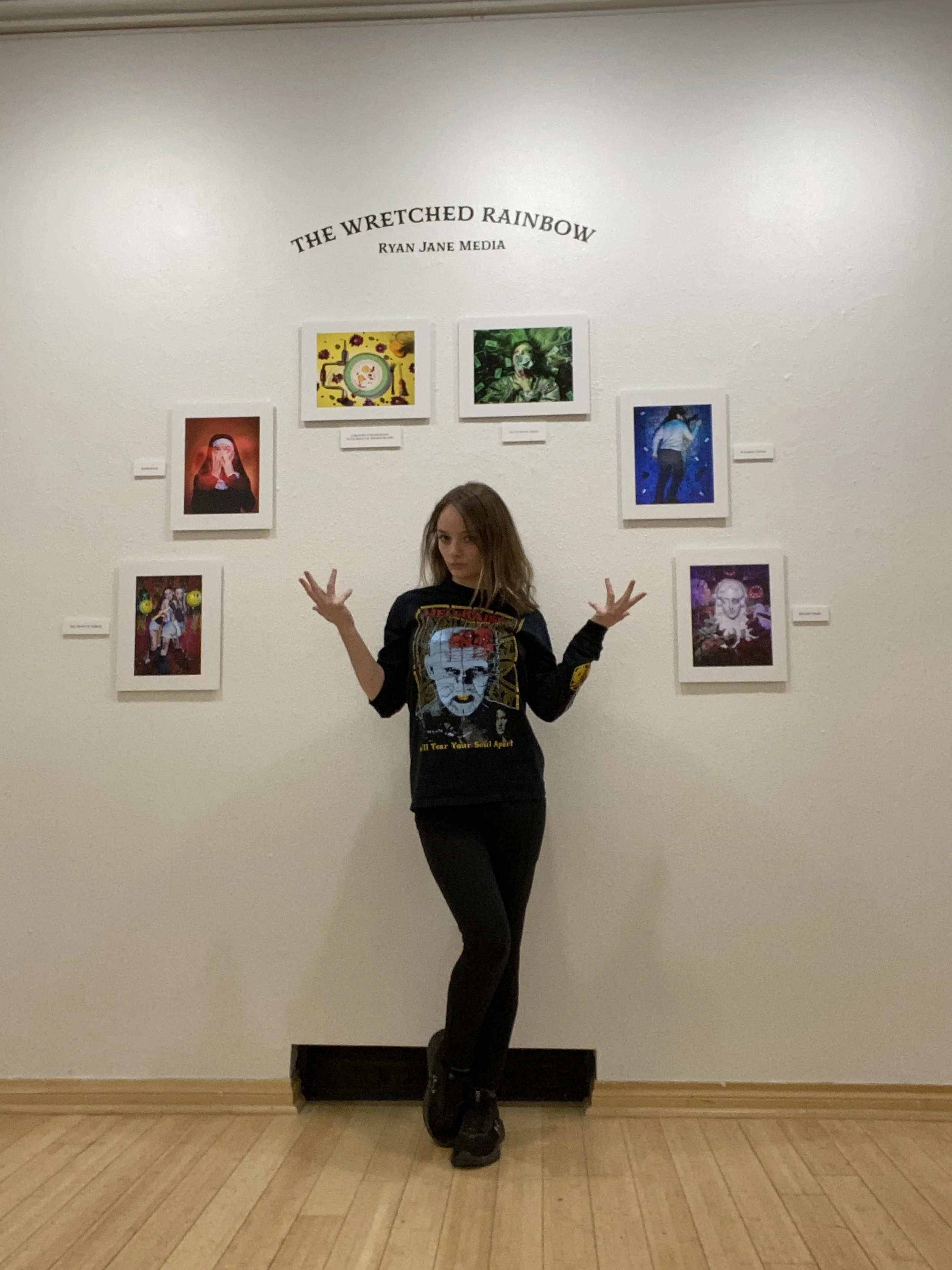 After Main Set-Up, Two Days before Exhibition Opening ft. Me!