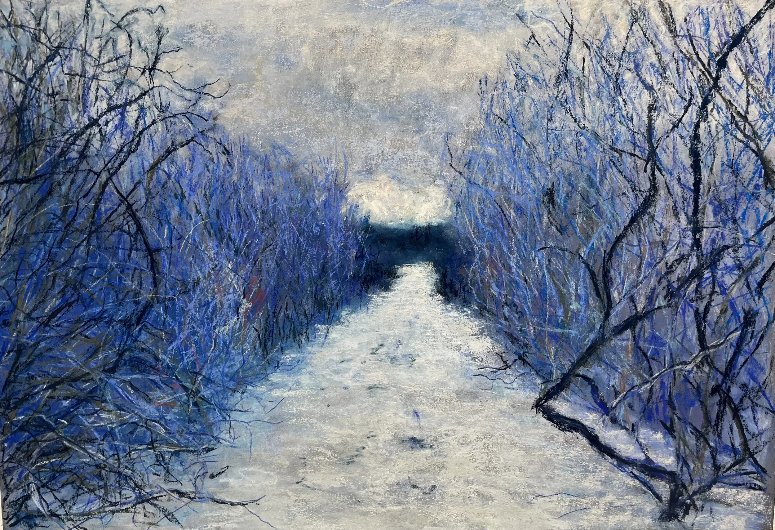 Morning Walk to Brace Cove: Pastel, 26”x 22” Private Collection