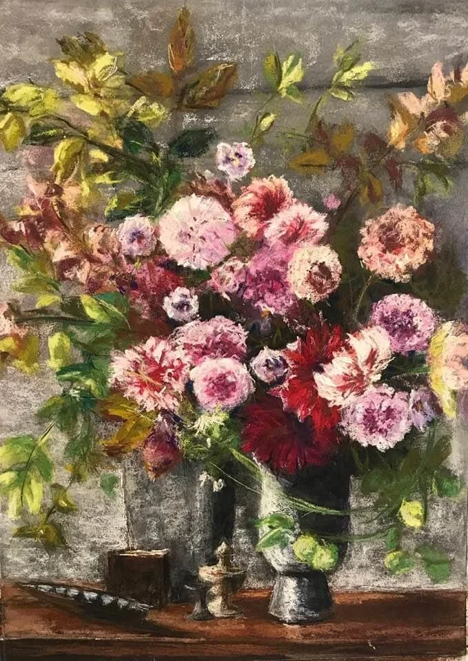 Summer Bouquet: Pastel, 19"x25"