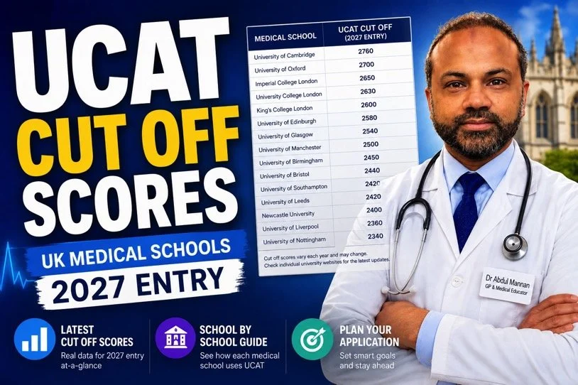 UCAT Cut-Off Scores for UK Medical Schools: A Guide for 2027 Entry