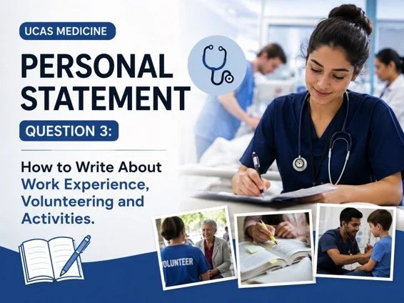 UCAS Medicine Personal Statement Question 3: How to Write About Work Experience, Volunteering and Activities