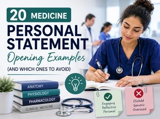20 Medicine Personal Statement Opening Examples for 2027 Entry (And Which Ones to Avoid)