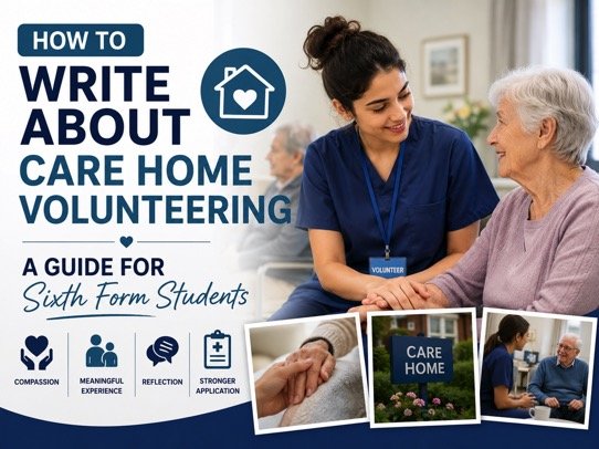 How to Write About Care Home Volunteering: A Guide for Sixth Form Students