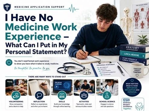I Have No Medicine Work Experience – What Can I Put in My Personal Statement?
