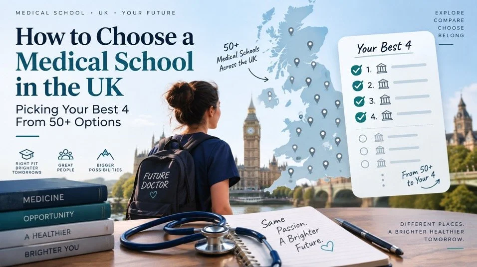 How to Choose a Medical School in the UK: Picking Your Best 4 From 50+ Options
