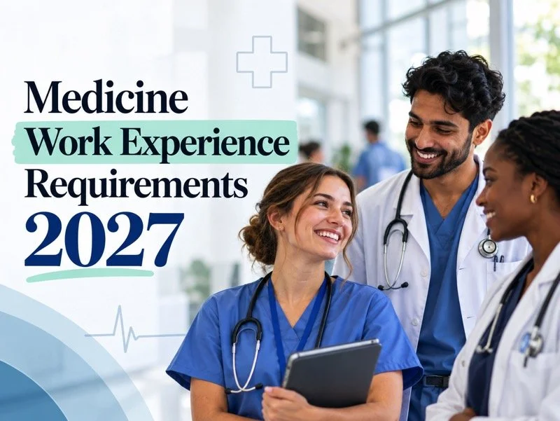 Work Experience Requirements for UK Medical Schools (2027 Entry)