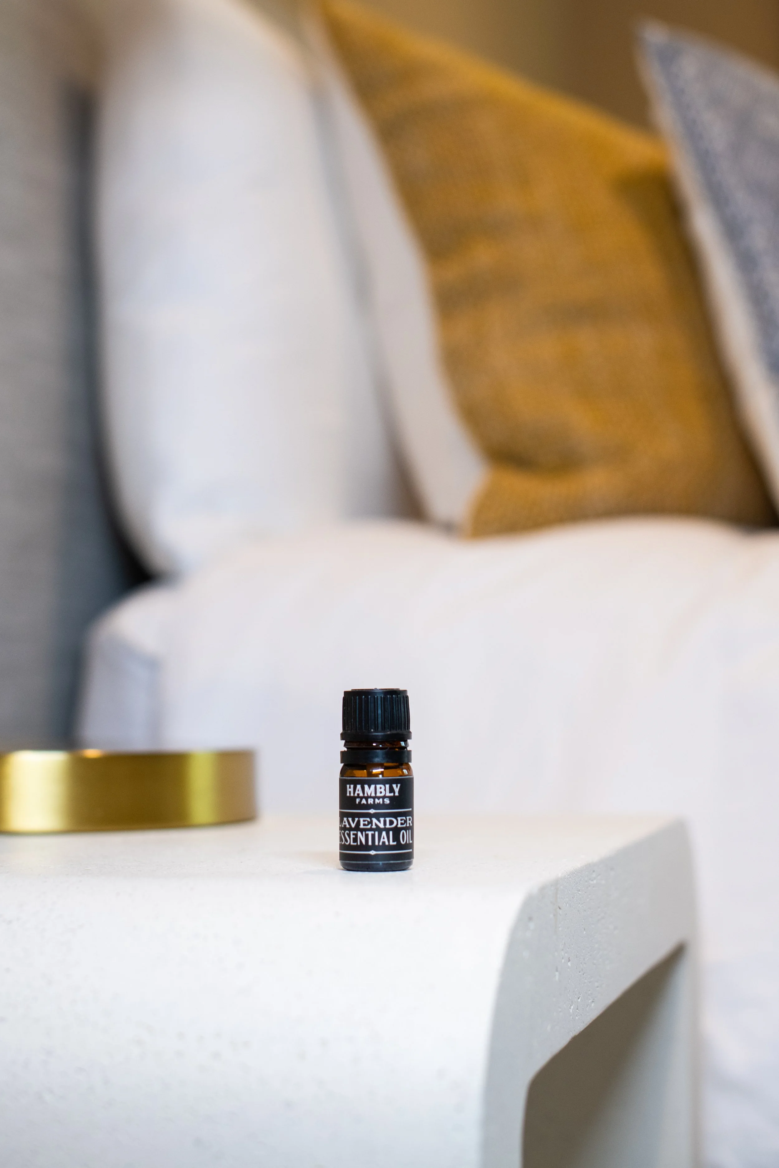 Hambly-Farms-Pure-Lavender-Essential-Oil-on nightstand