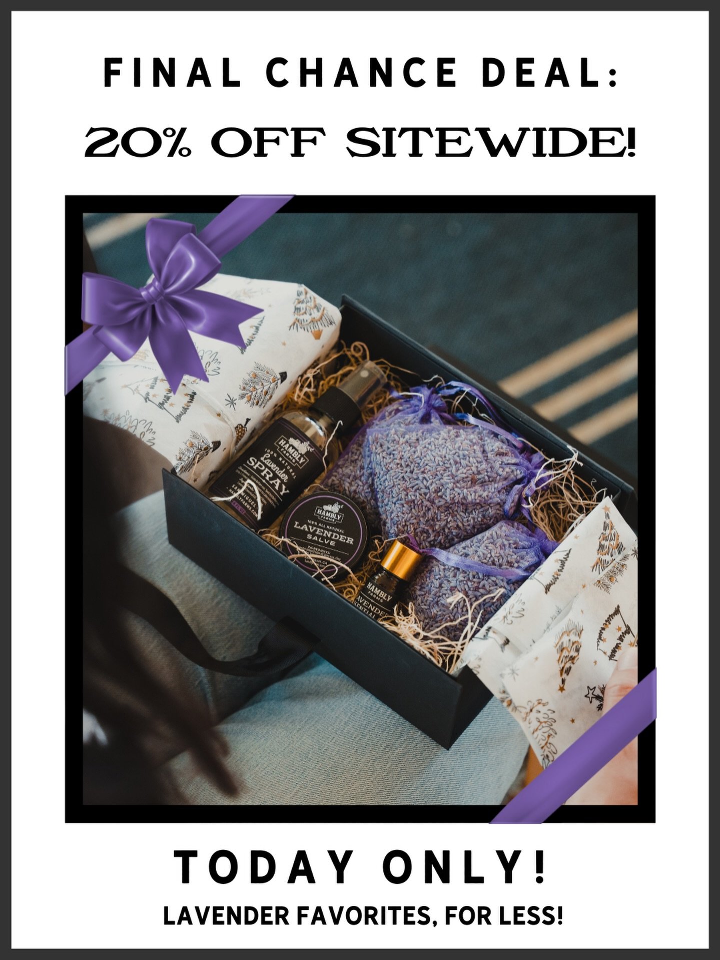 ✨ TODAY ONLY: Enjoy 20% OFF sitewide with code LOCAL25 💜

Whether you&rsquo;re still finishing your gift list or treating yourself, here&rsquo;s how to make it work:

🎁 Local pickup available at our farm or at @CopperLaceWestern Boutique
📦 Orders 