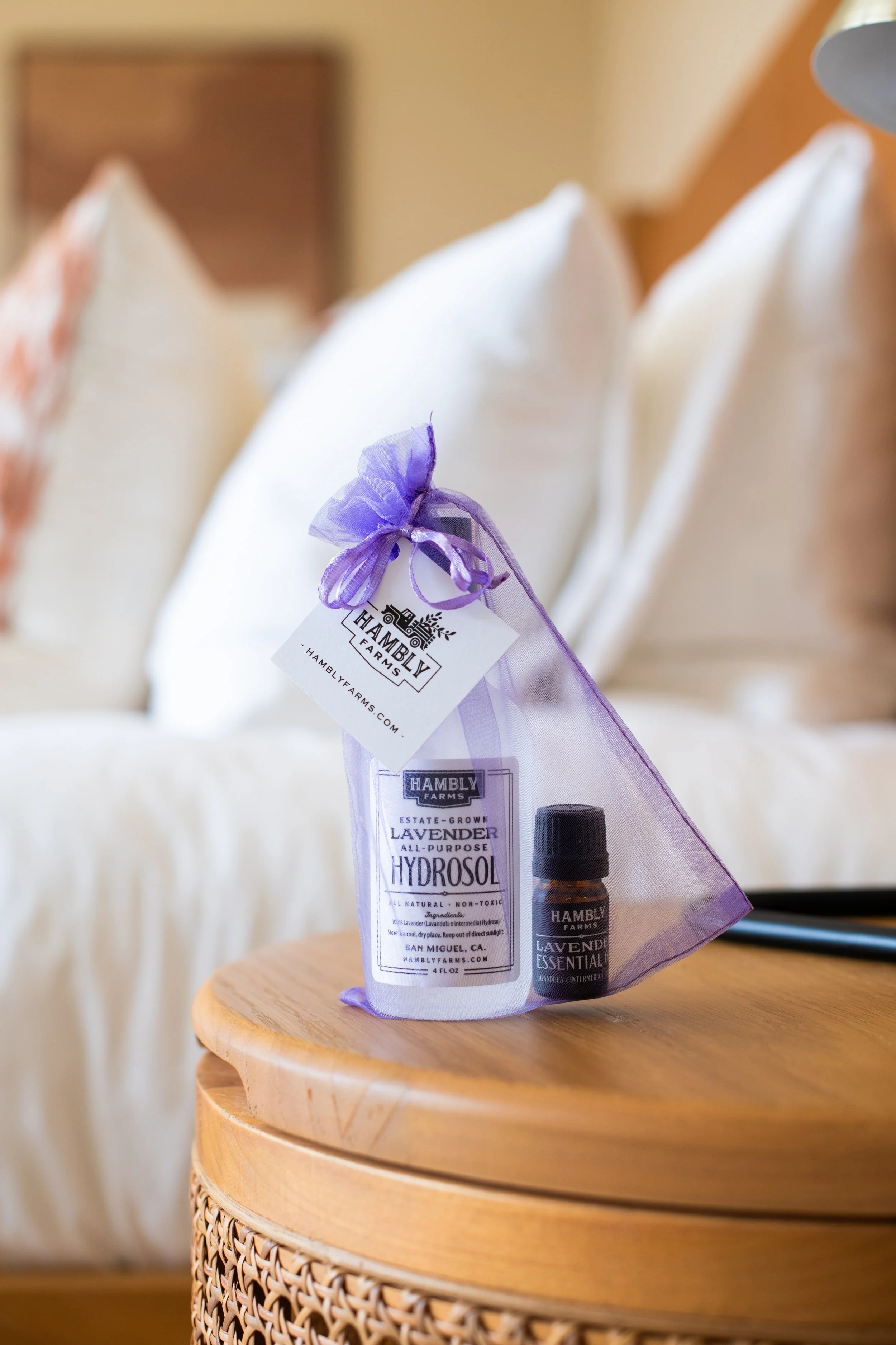 Hambly-Farms-Lavender-Everything But the Plant included 4oz Lavender Hydrosol and 5ml Lavender Essential oil