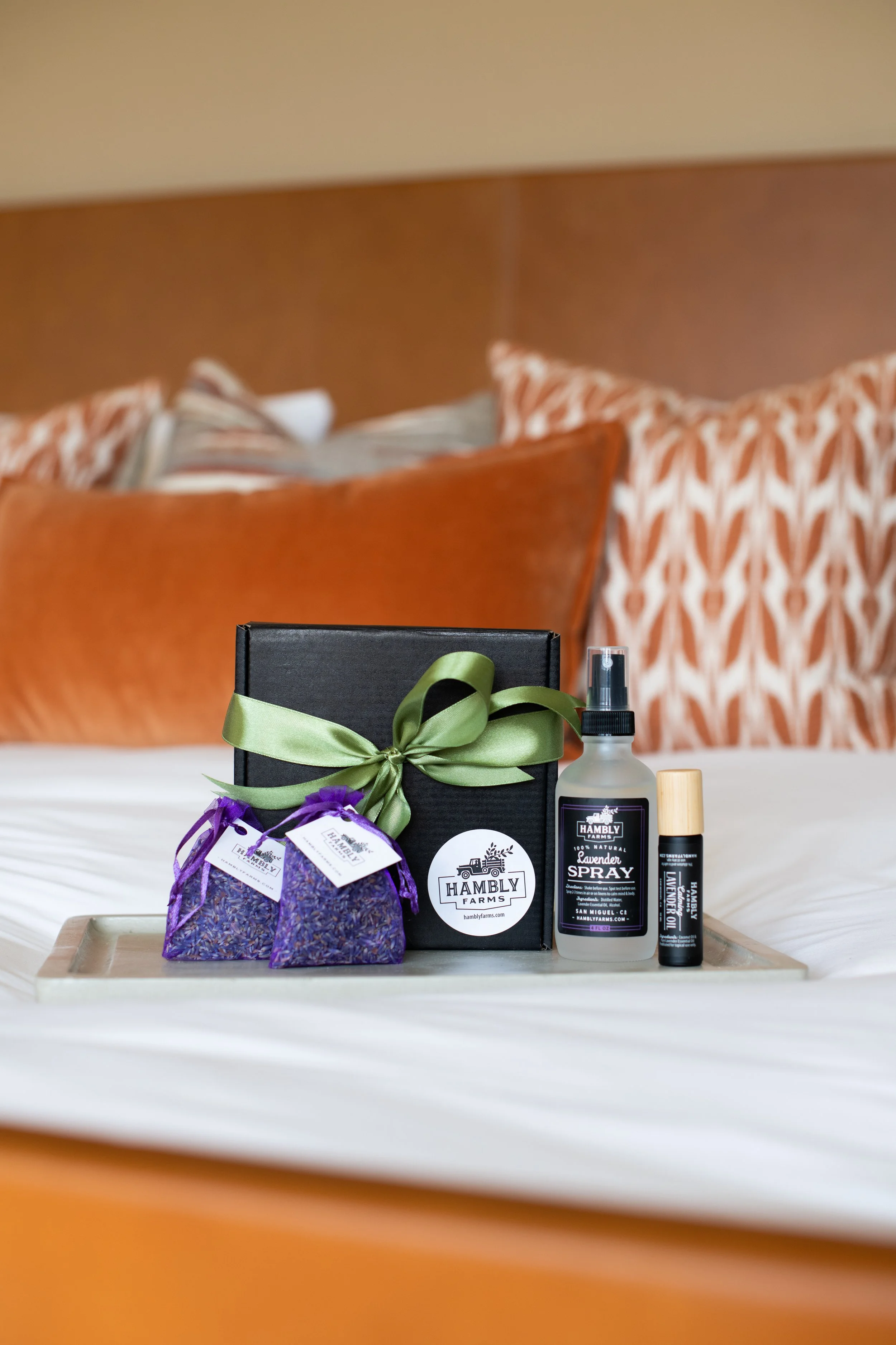 Lavender Daily Ritual Set (Roller + Spray + Sachets)