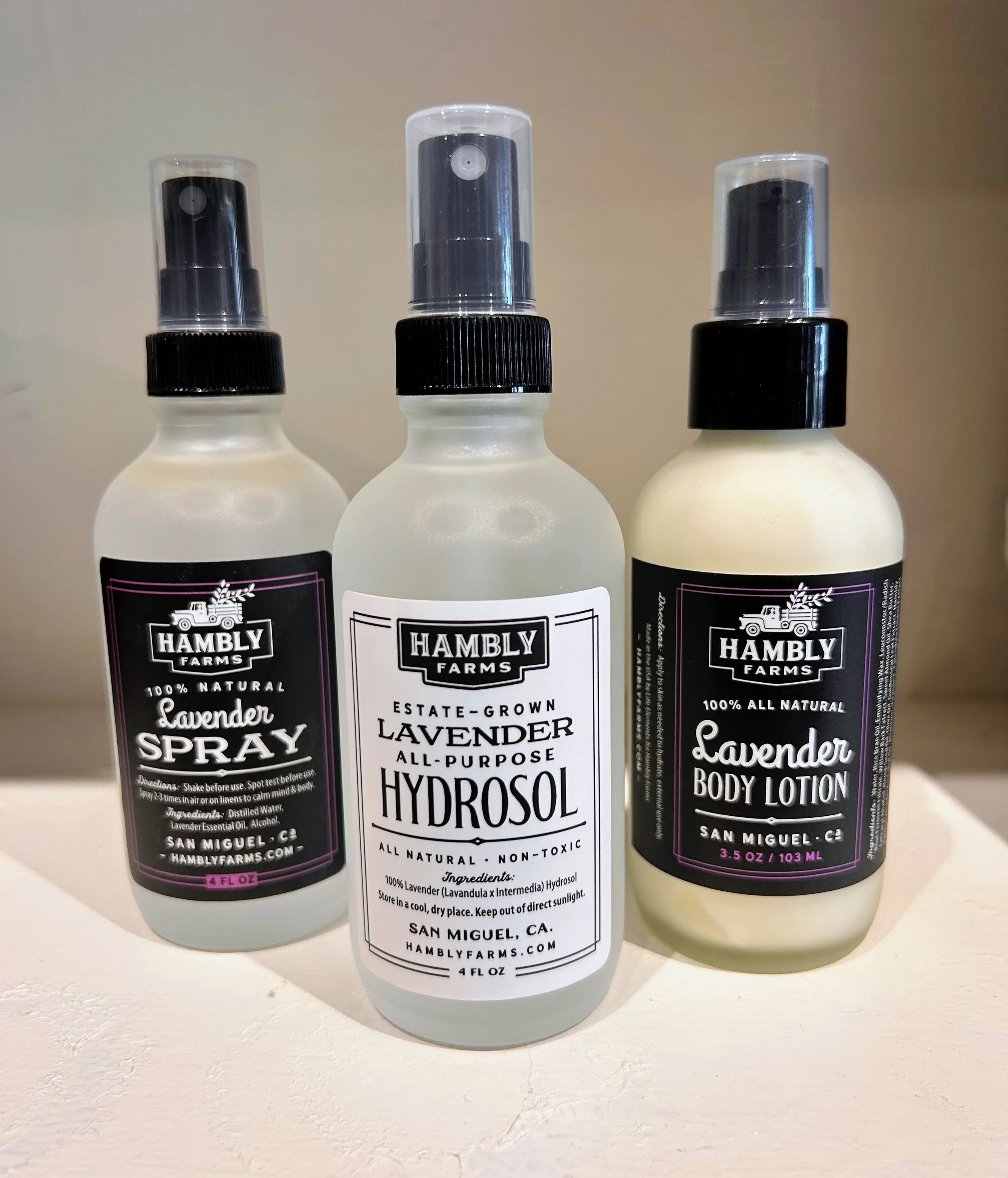 Lavender Body & Home Trio