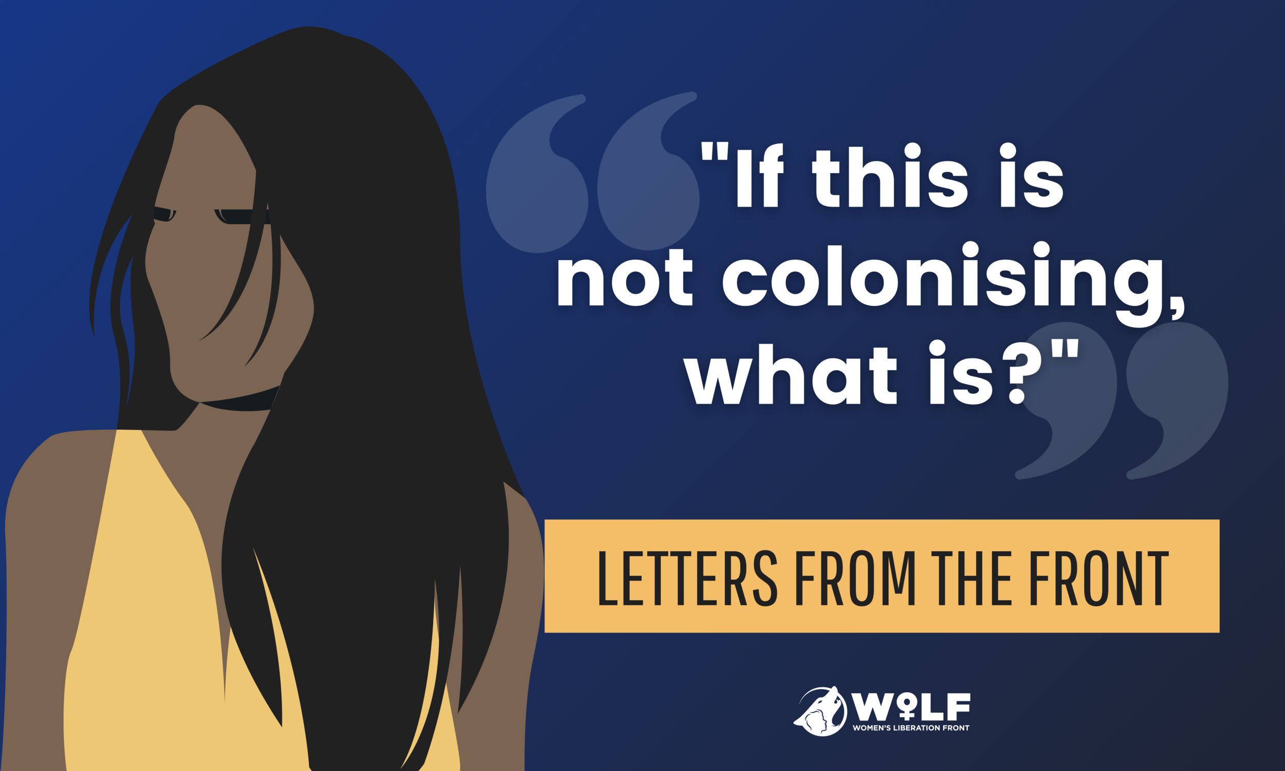 From an Indigenous Woman in India