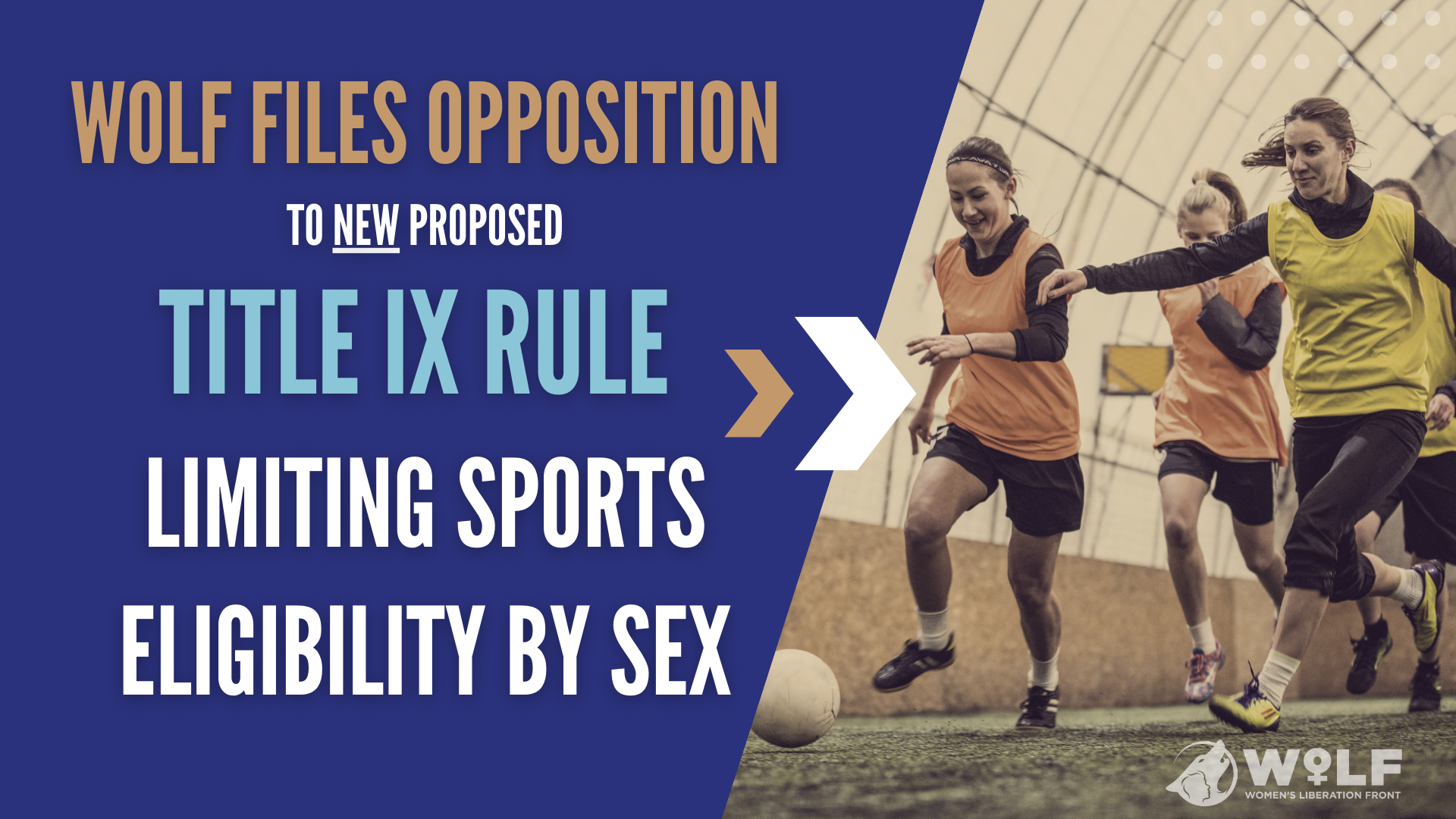 WoLF Files Opposition to Proposed Title IX Rule Limiting Sports